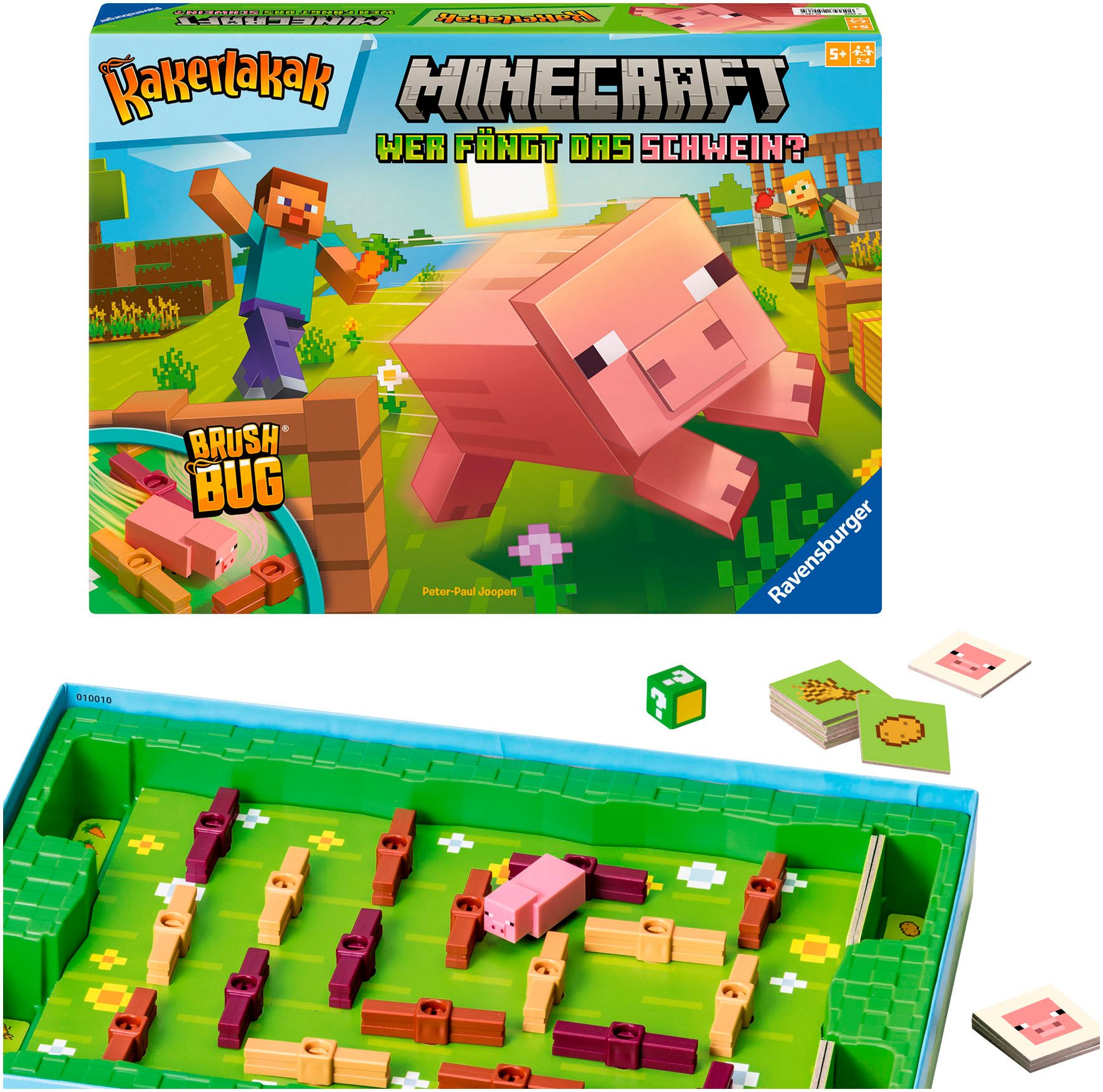 Ravensburger Spiel Minecraft Kakerlakak, Kinderspiel, Made in Europe
