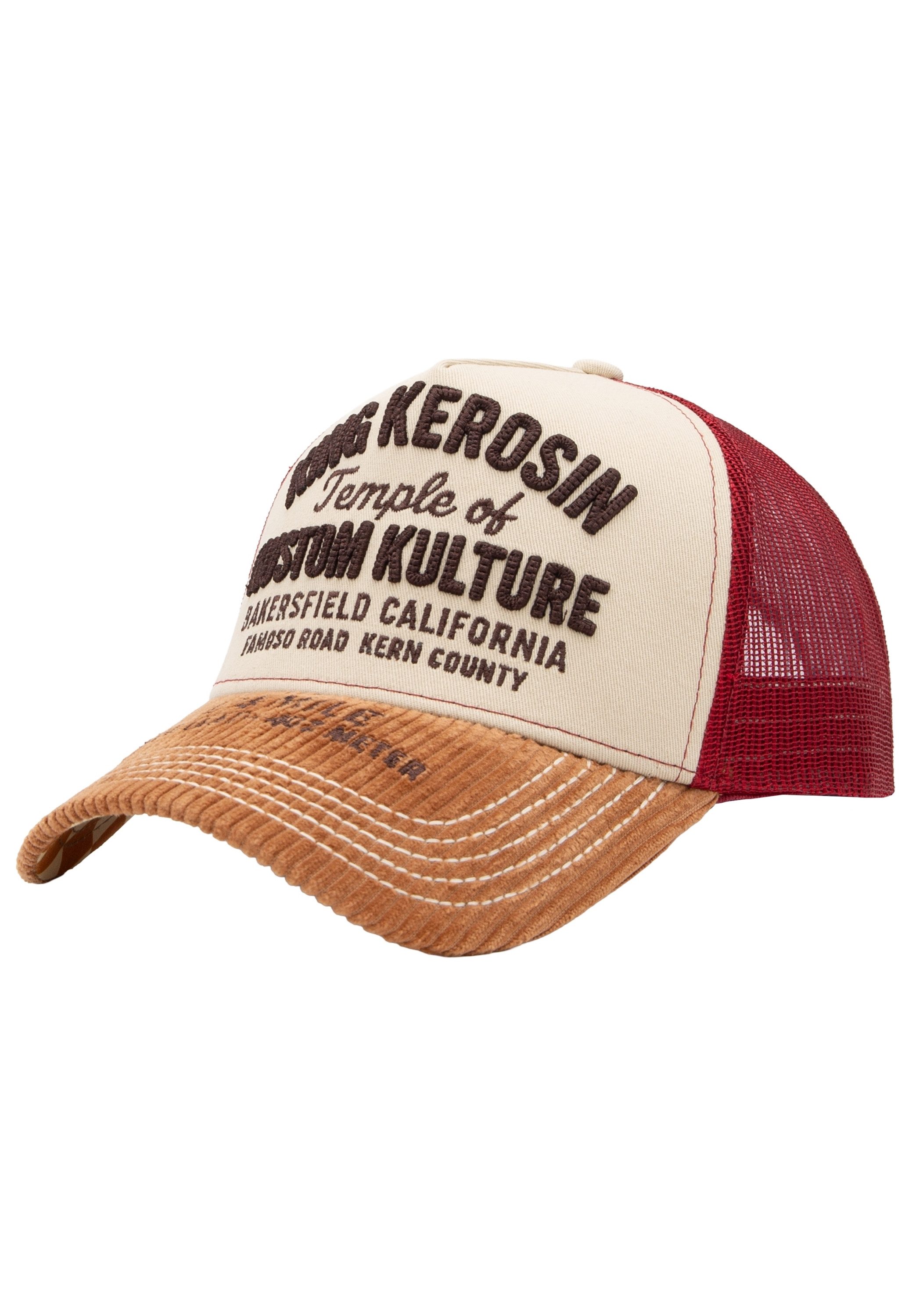 KingKerosin Trucker Cap Temple of Kustom Kulture (1-St) mit besticktem 3D Schriftzug