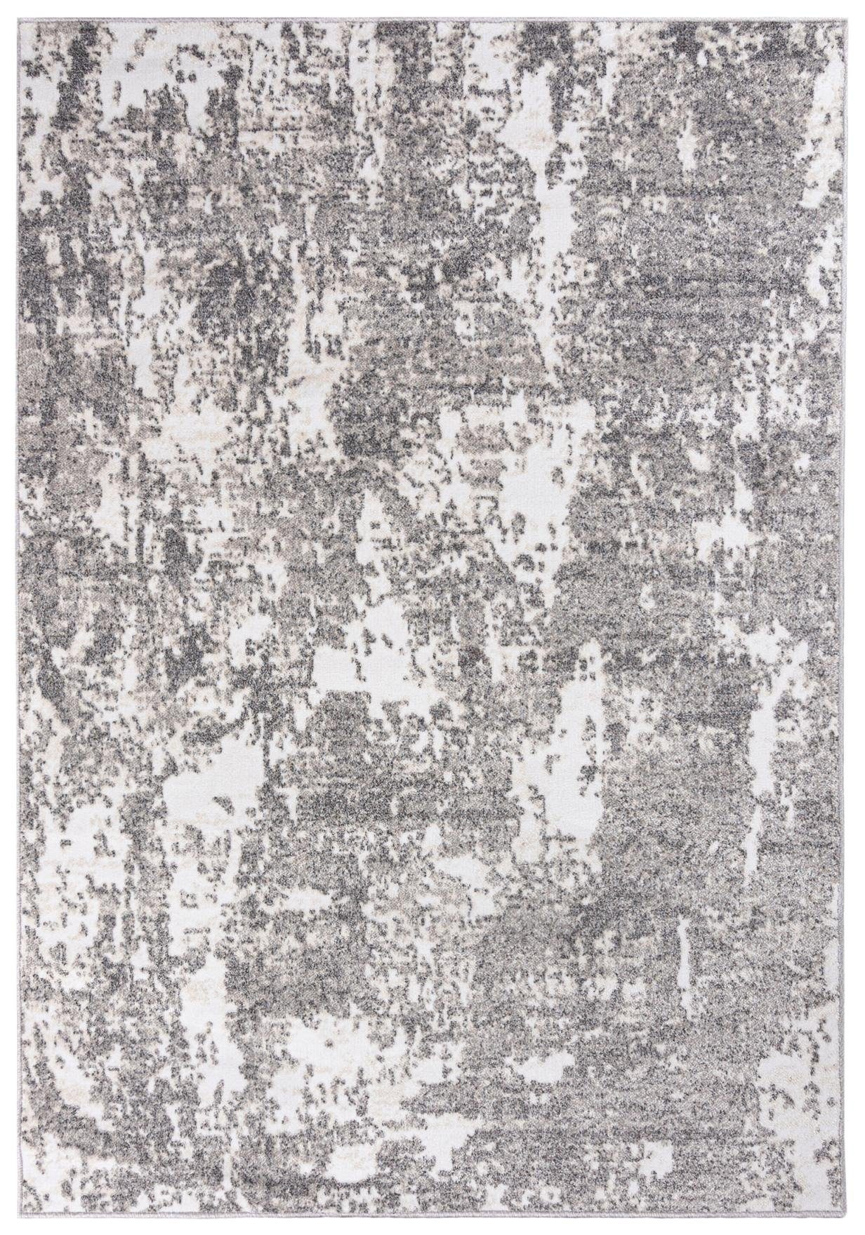 Mazovia Designteppich Modern Teppich für Wohnzimmer Abstrakt Muster, Creme, 80 x 150 cm, Abstrakt, Modern, Höhe 10 mm, Kurzflor