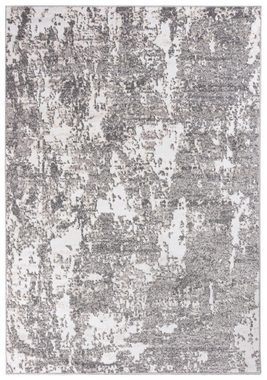 Designteppich Modern Teppich für Wohnzimmer Abstrakt Muster, Creme, Mazovia, 80 x 150 cm, Abstrakt, Modern, Höhe 10 mm, Kurzflor - niedrige Florhöhe