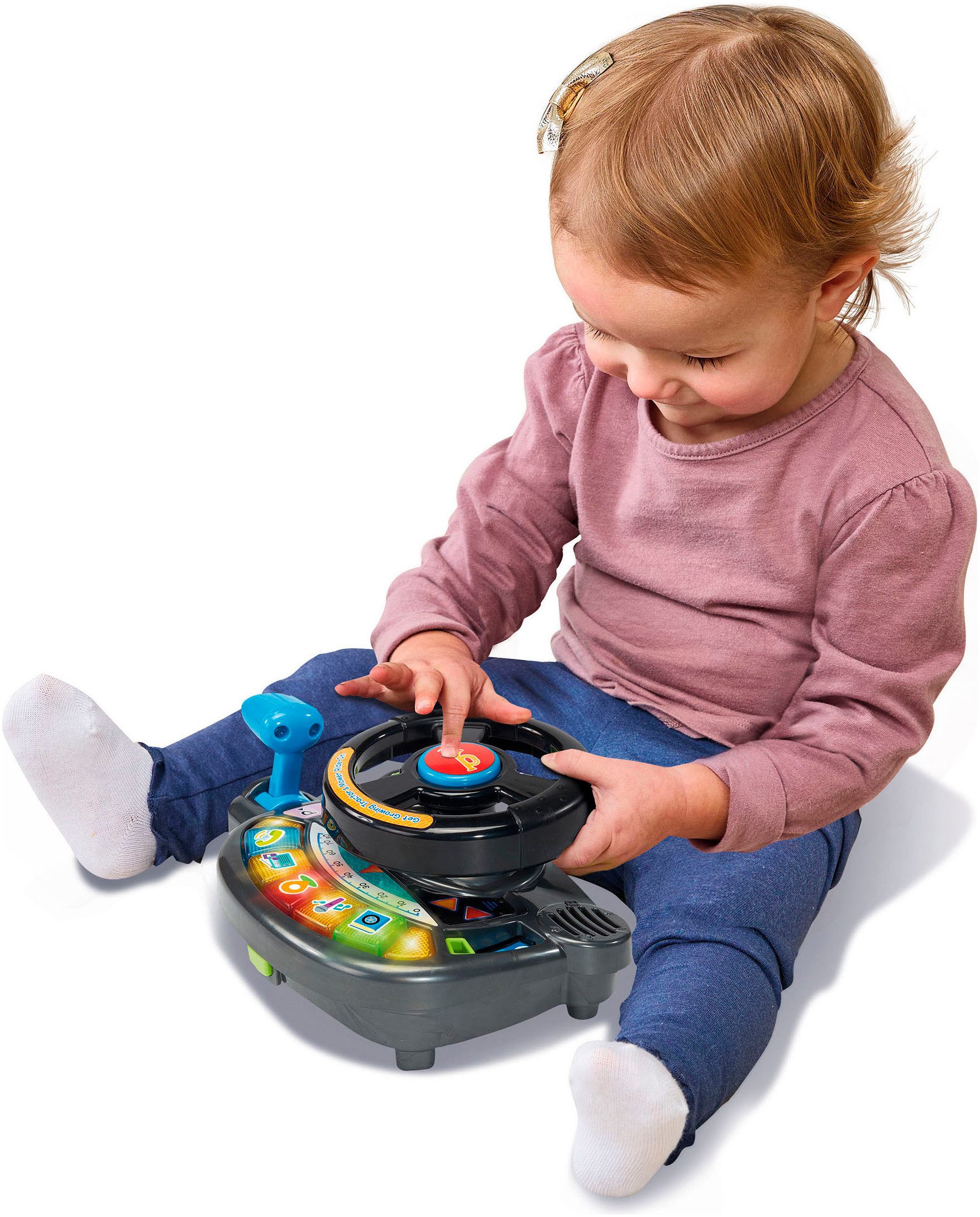 Vtech® Lernspielzeug Babys 3-in-1 Traktor & Rasenmäher – Bild 3 von 5