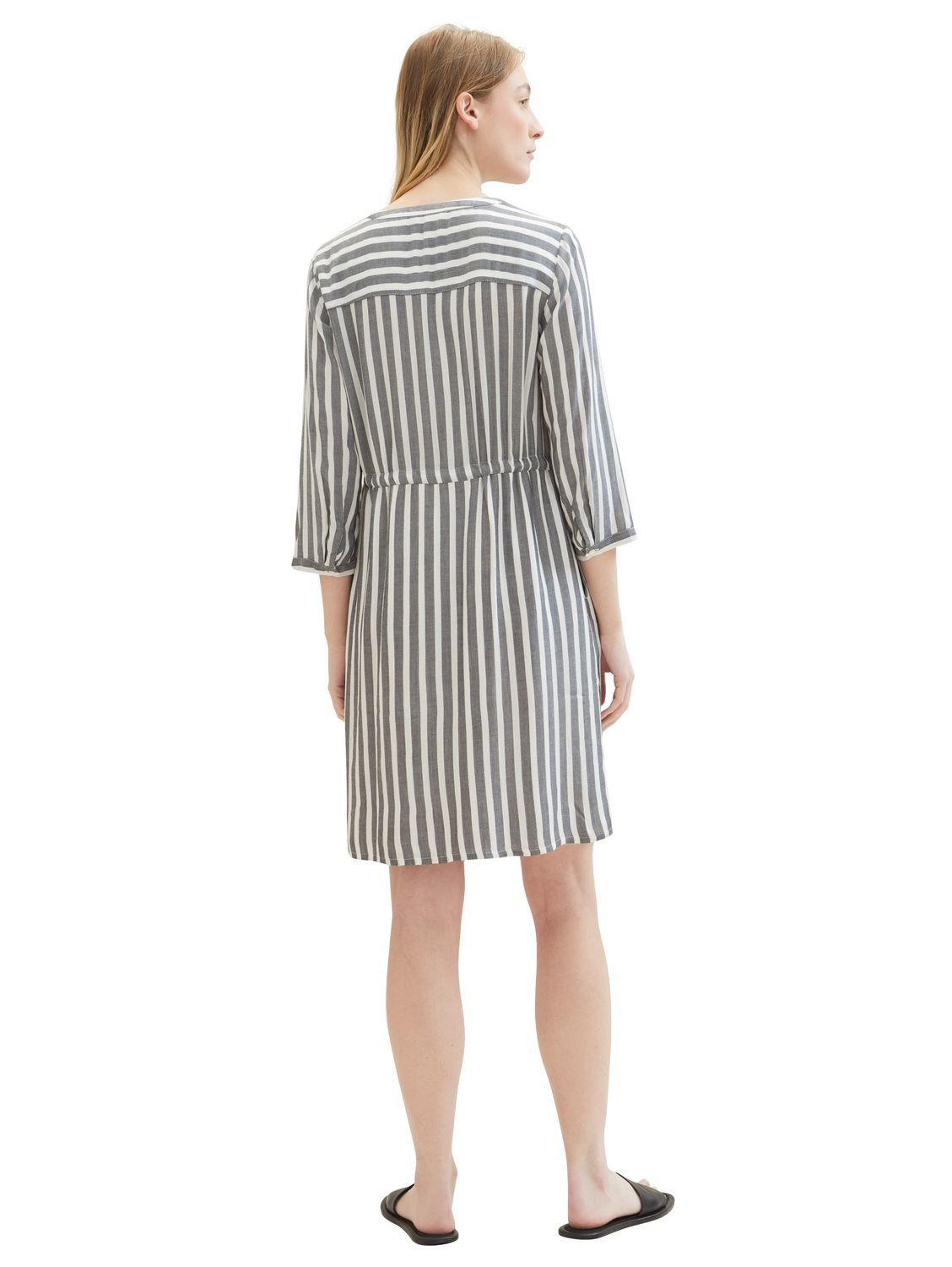 TOM TAILOR Sommerkleid STRIPED aus Viskose