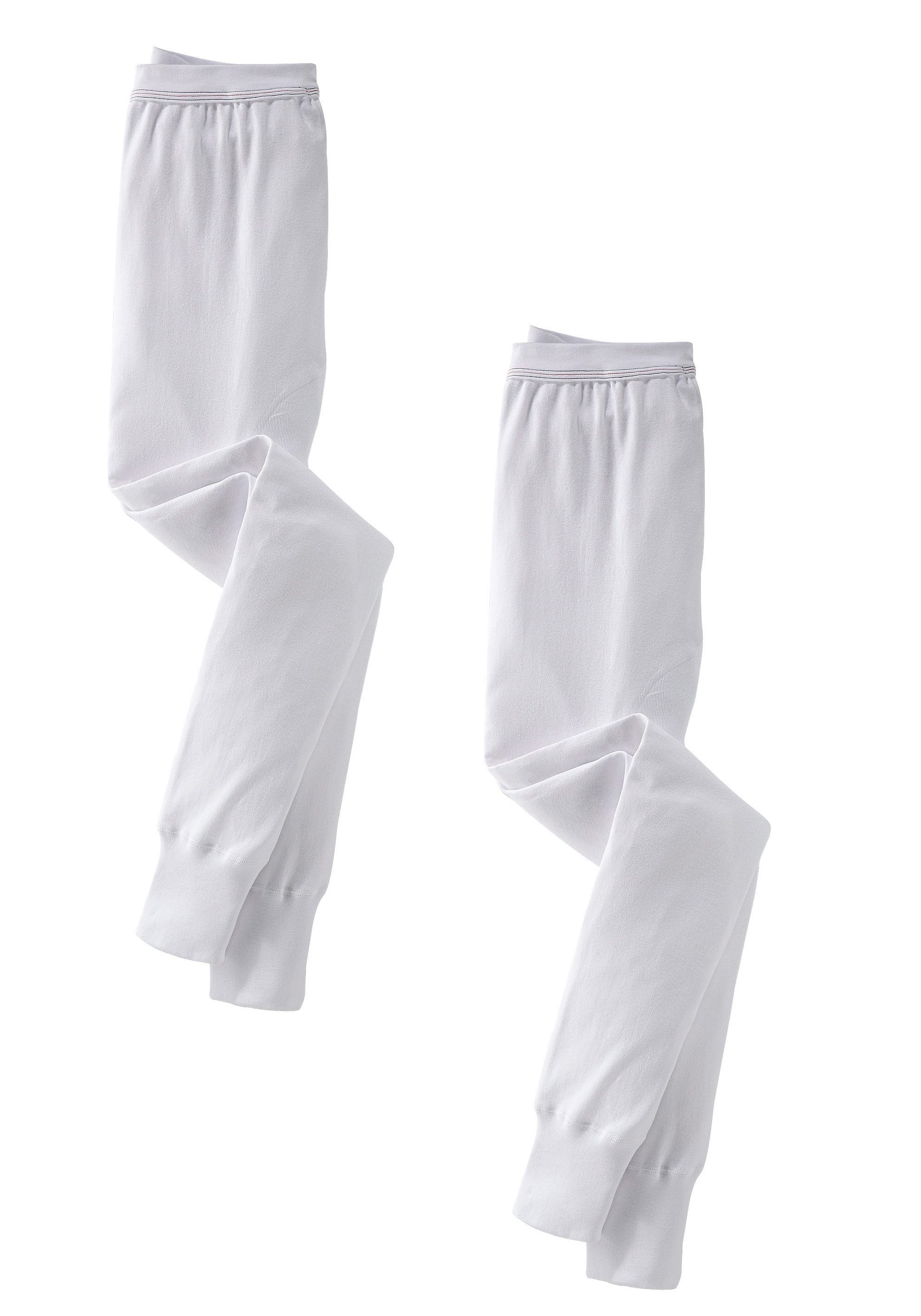Clipper Lange Unterhose (Packung, 2-St) Doppelripp günstig online kaufen