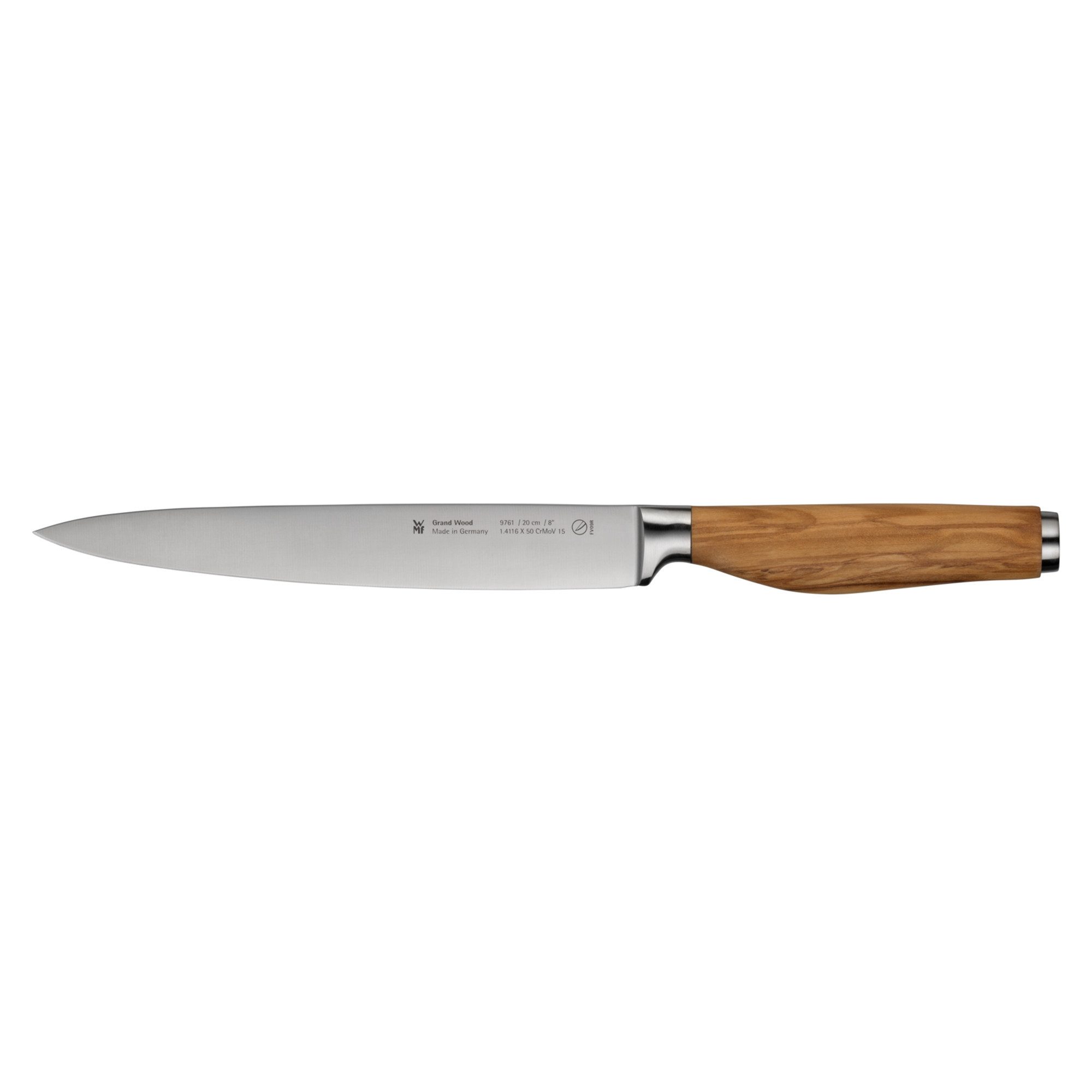 WMF Fleischmesser Grand Wood, Made in Germany, Olivenholzgriff, Spezialklingenstahl