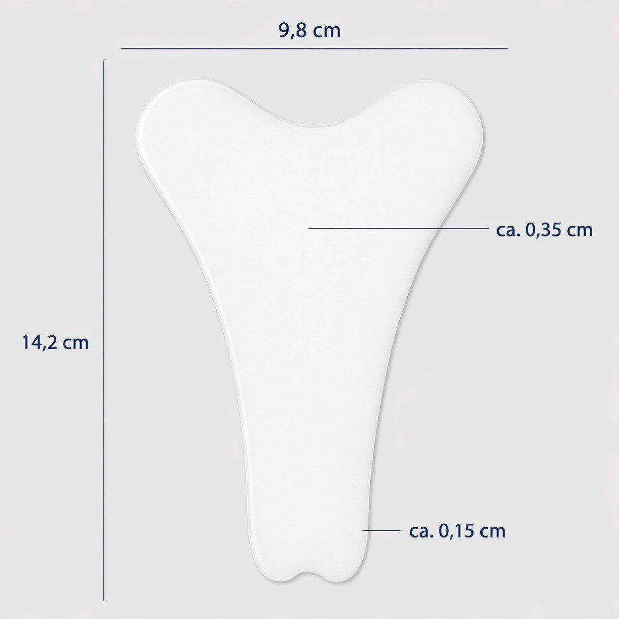 COOL-i ® G-String Unsichtbare Silikon Einlagen 4er Set, nahtlos & selbsthaftend