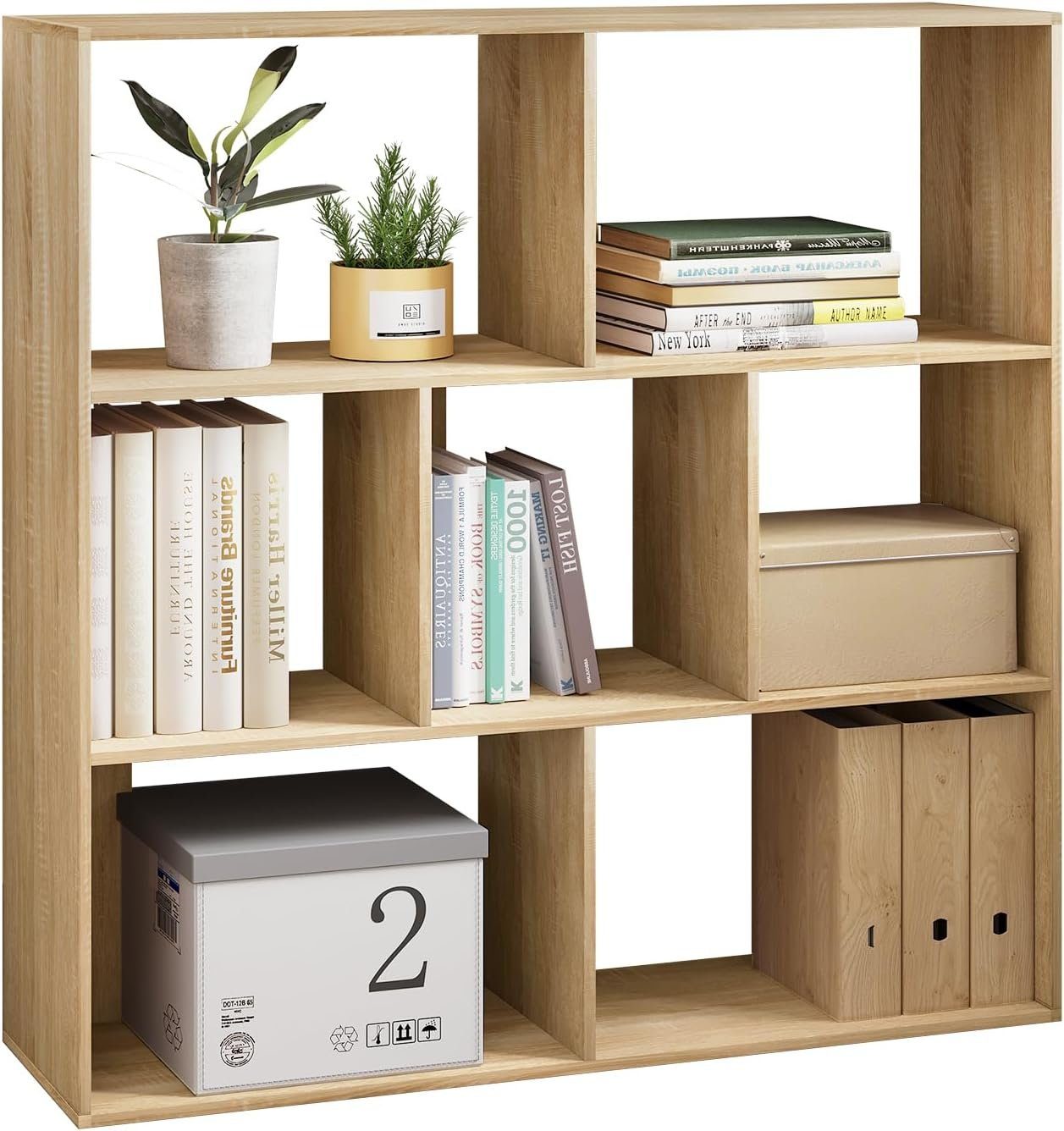 EUGAD Bücherregal, 1-tlg., Würfelregal mit 7 günstig online kaufen