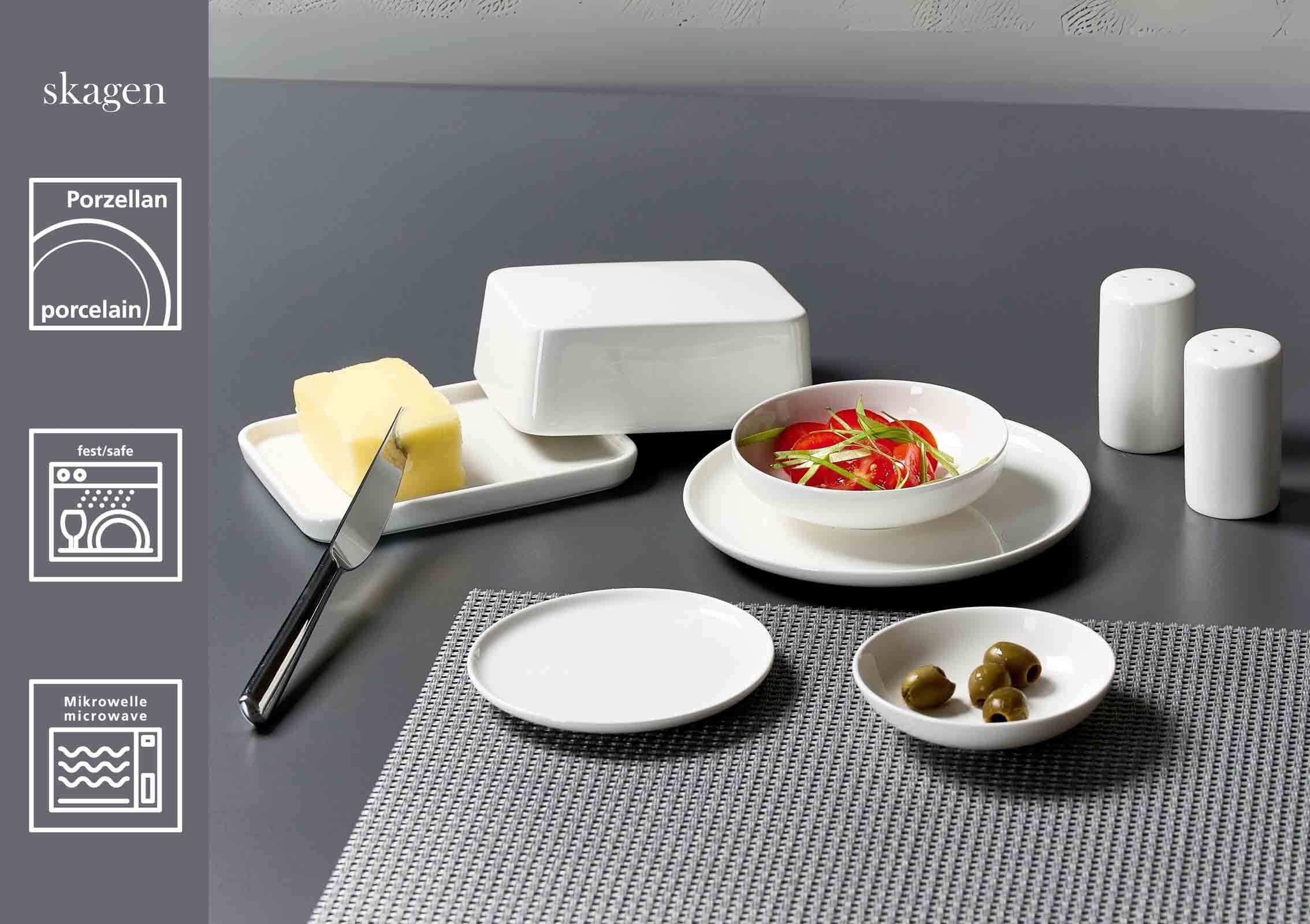 Ritzenhoff & Breker Pfefferstreuer Skagen Salz + Pfeffer Streuer-Set 4 x 7 cm 2er Set, (2er Set, 2-tlg)