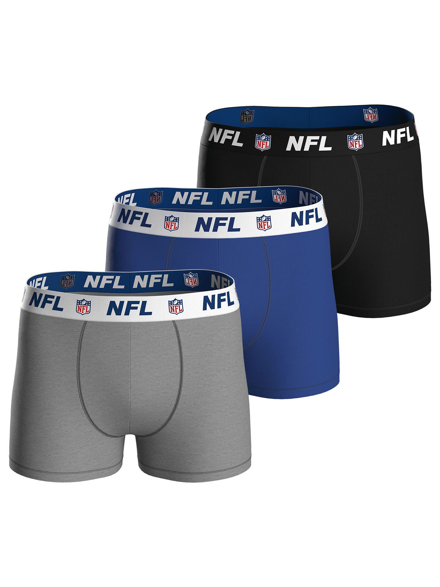 HUDDLE Boxer NFL Shield (3-St) Boxershorts, Herren Unterhose günstig online kaufen
