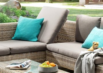 Destiny Gartenlounge-Set MANACOR beige braun, Polster taupe