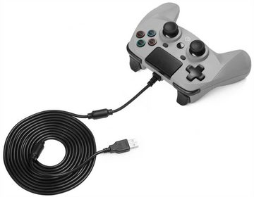 Snakebyte GAME:PAD 4 S GREY PlayStation 4-Controller (auch kompatibel mit PS3)