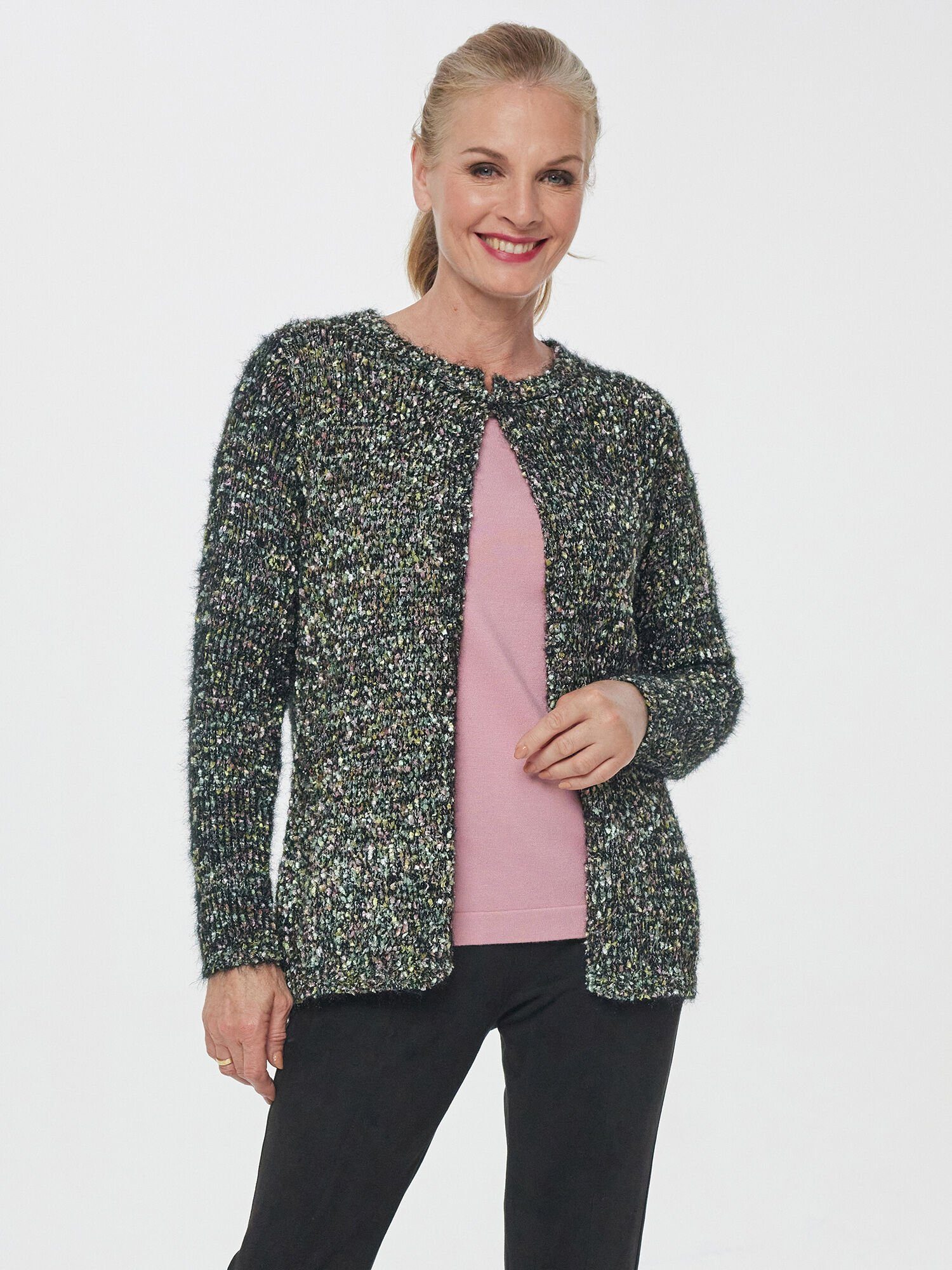 Bouclèjacke Kurzjacke koerpernah