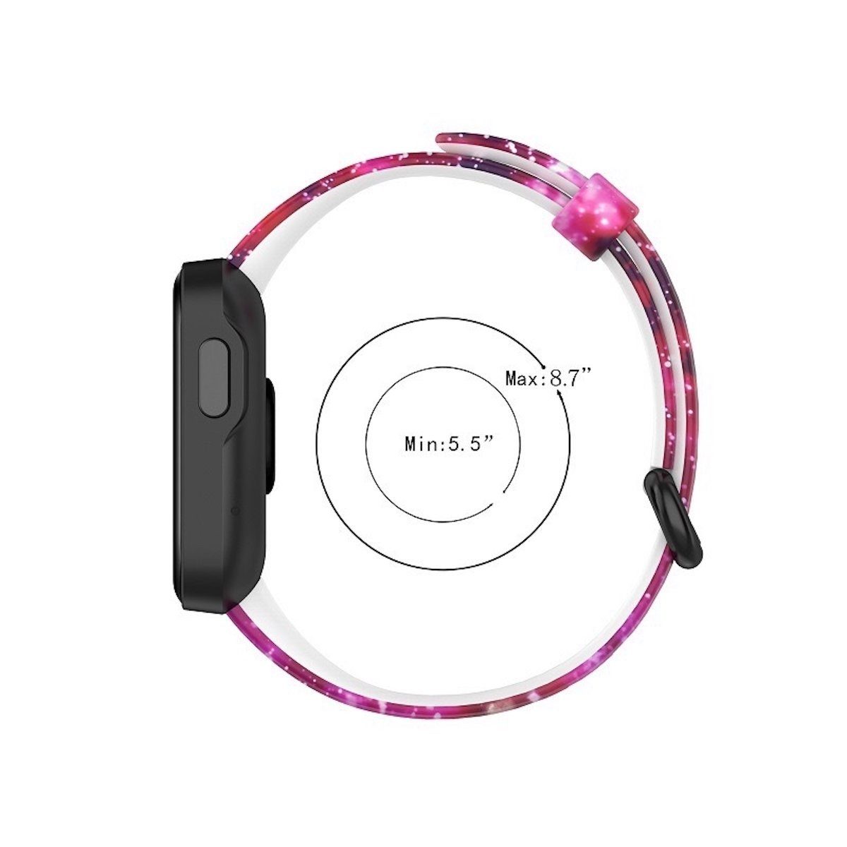 Smartwatch-Armband Band Muster Kunststoff Für Silikon Armband Ersatz Ersatz 4 Xiaomi / Uhr Mi Wigento 7 Pro Watch Arm Band