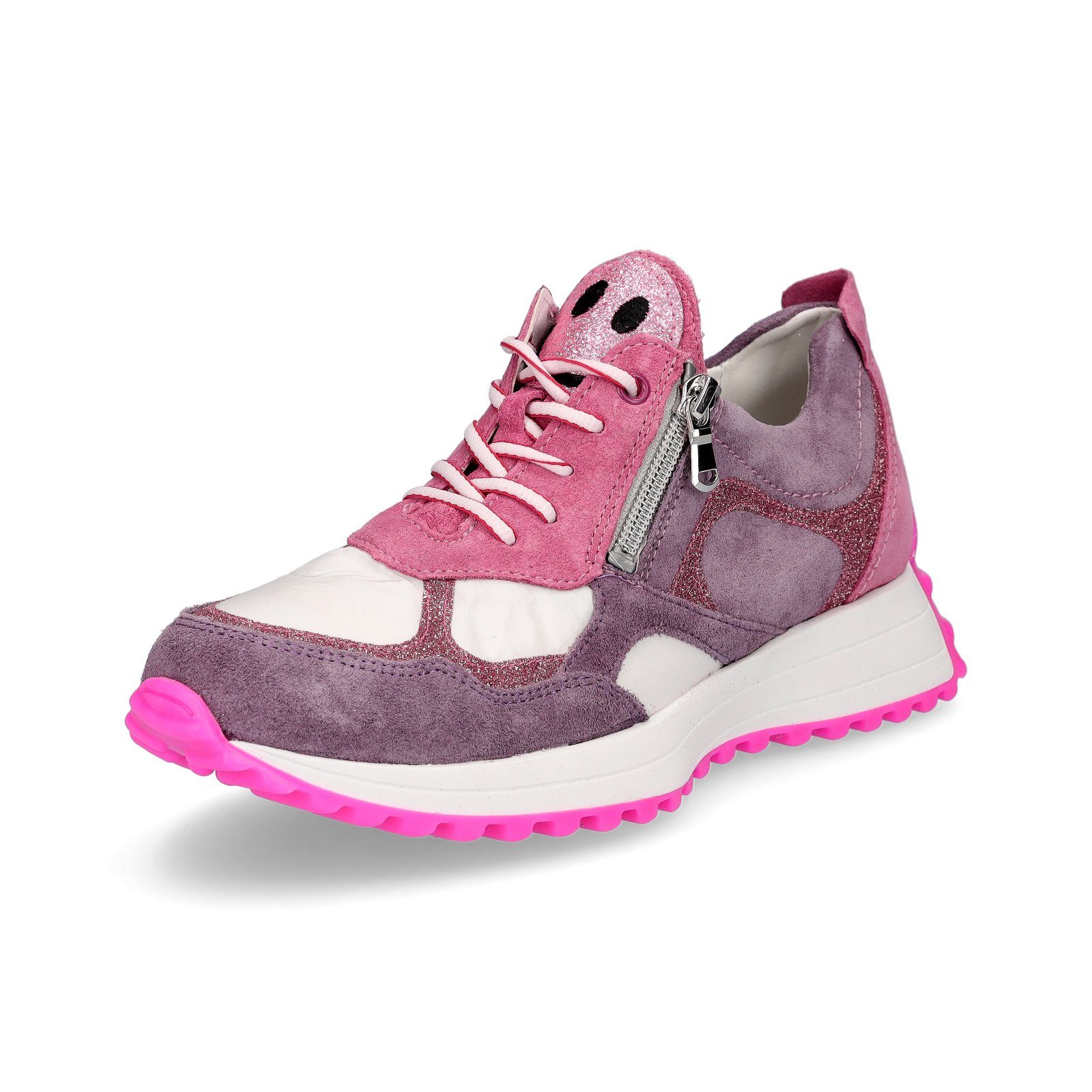 Waldläufer Waldläufer Damen Sneaker flieder pink Sneaker flieder/rose/weiss