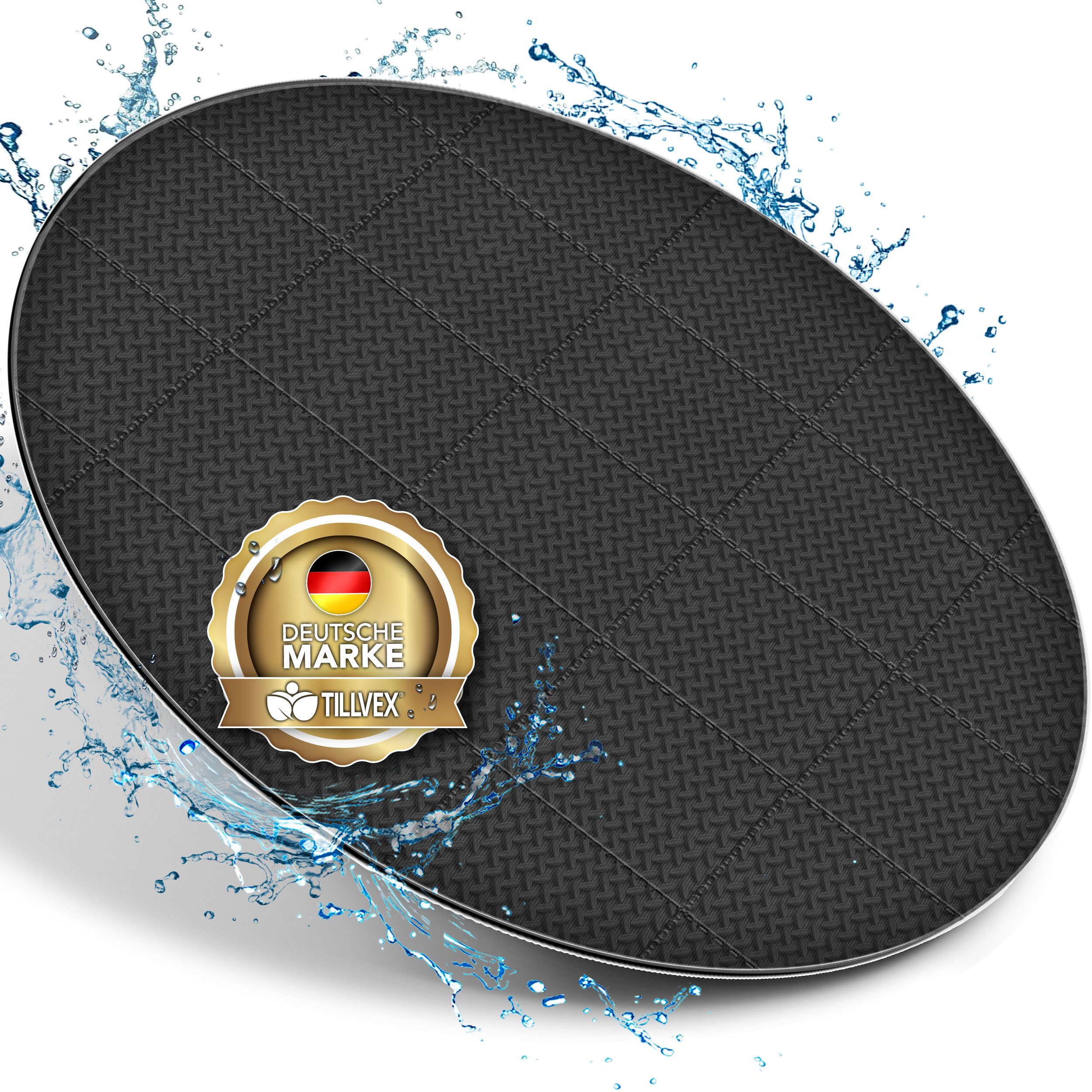 tillvex Pool-Bodenschutzfliese Whirlpool Unterlage rund 240 günstig online kaufen