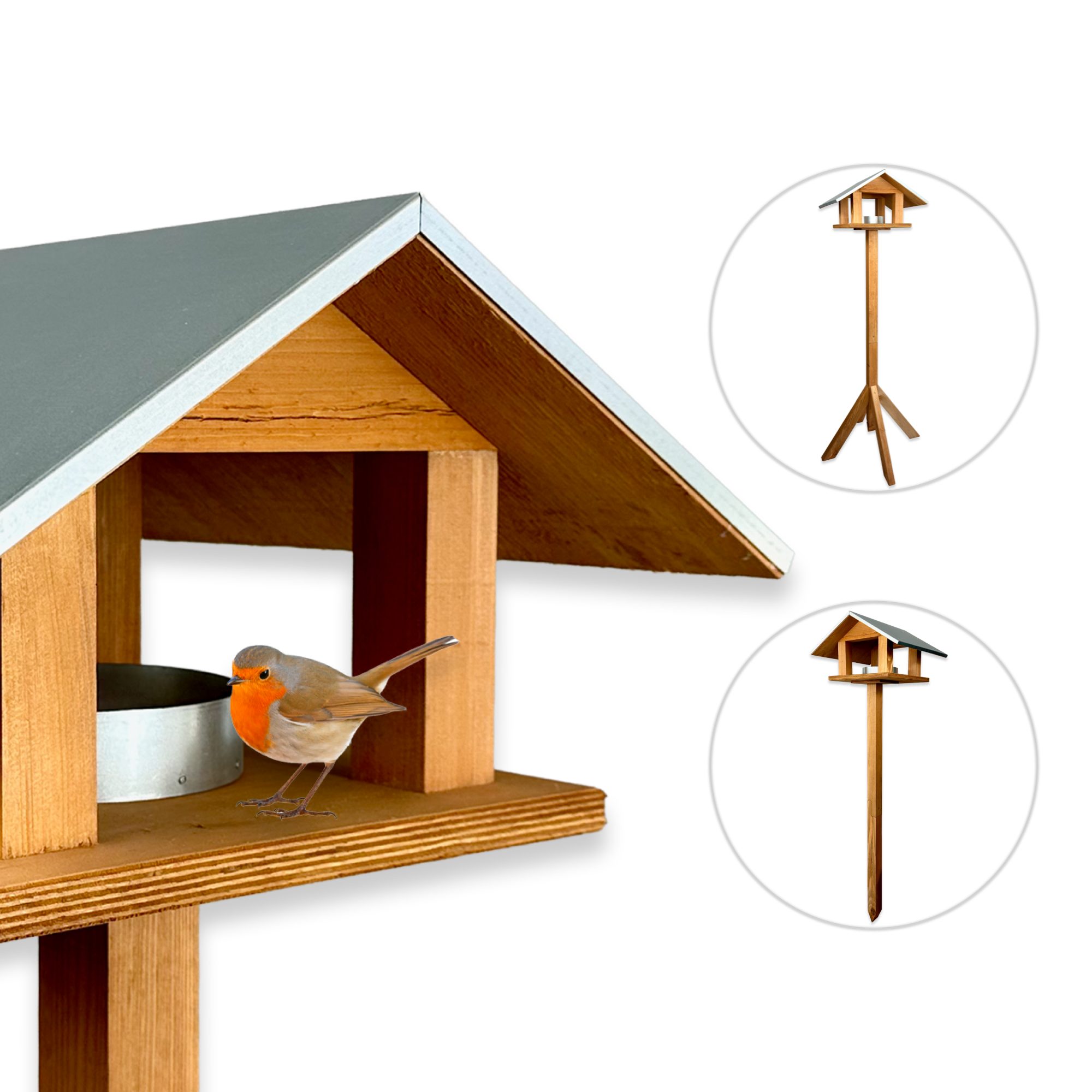 gartenetage Vogelhaus Vogelwunder mit Metalldach – günstig online kaufen