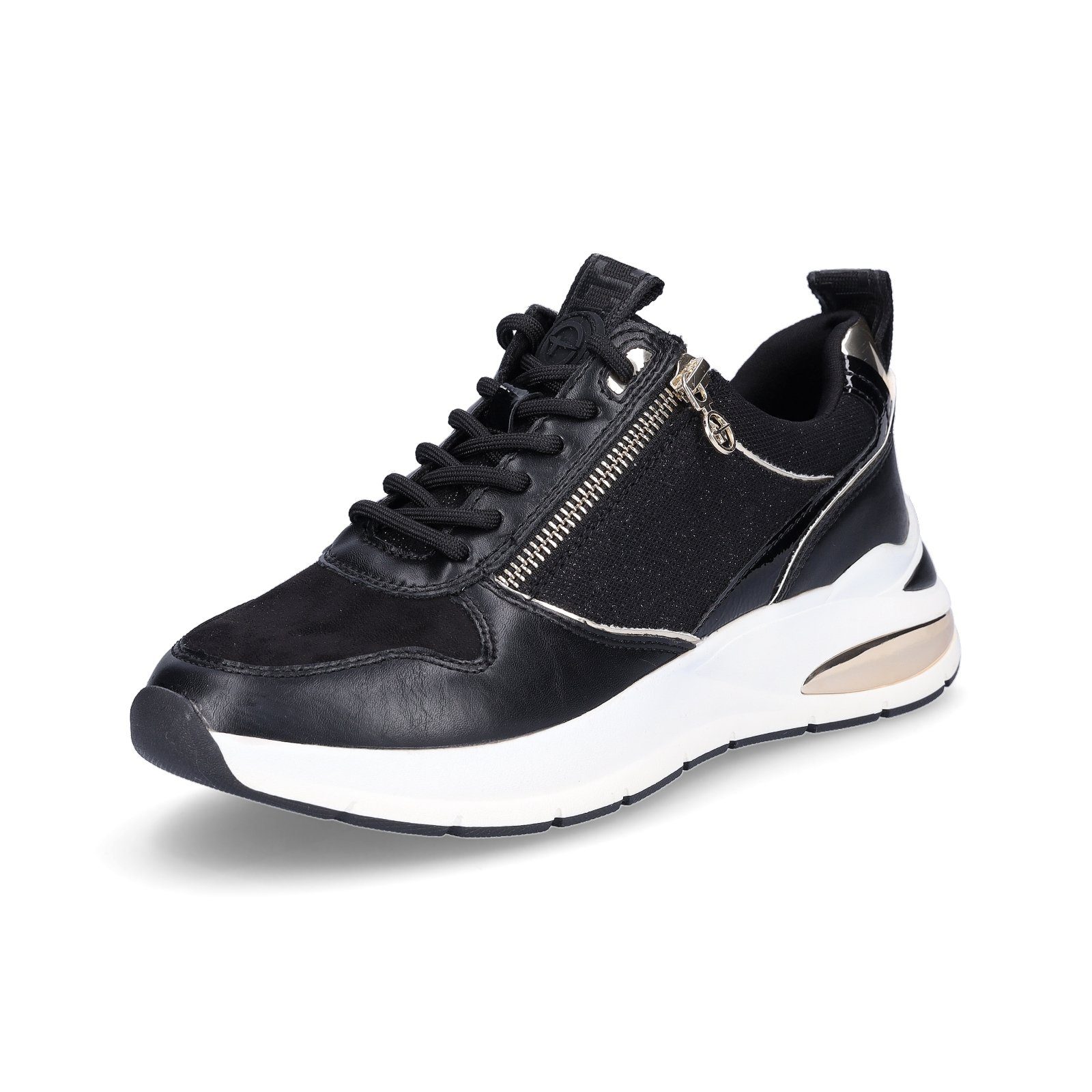 Tamaris Tamaris Damen Sneaker schwarz gold Sneaker