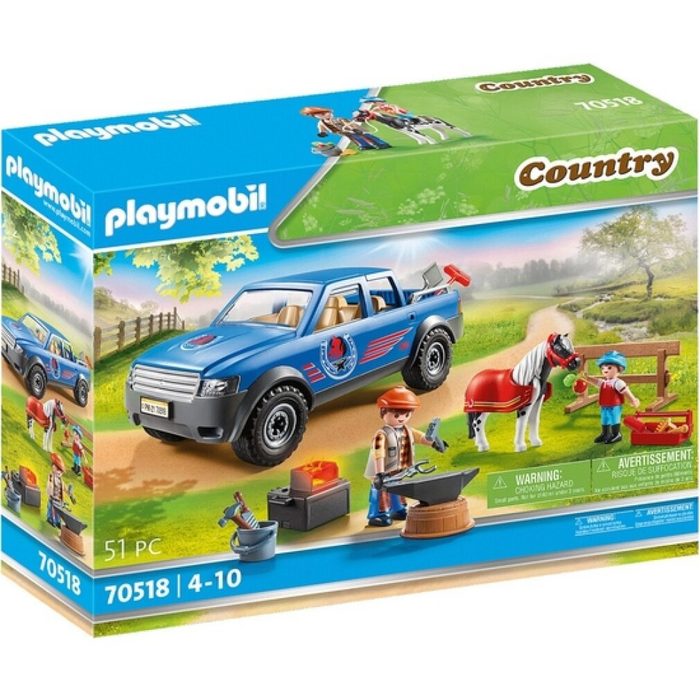 Playmobil® Spielfigur Playmobil 70518 Country Mobiler Hufschmied