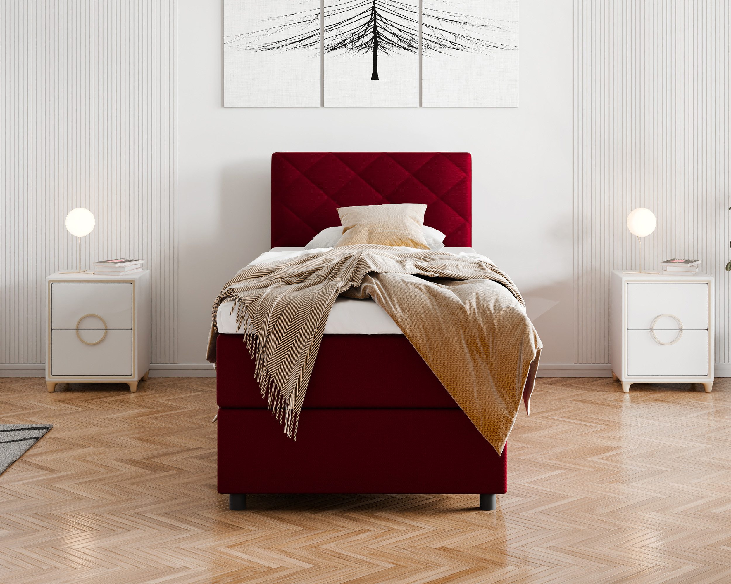 Homesy Boxbett DIAMARO, Stilvolles Design – zeitlose Eleganz