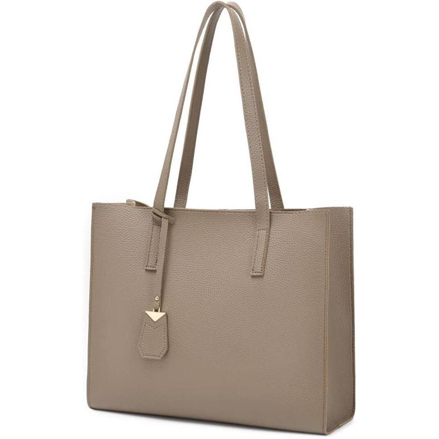 Henkeltasche Damen Handtasche Groß Schultertasche Mode Shopper Henkeltasche A-Khaki