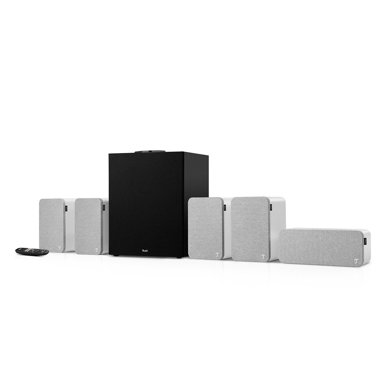 Teufel ULTIMA 20 CONCEPT Surround Power Edition "5.1-Set" Lautsprechersystem (325 W, USB-C-Soundkartenfunktion, Integrierter AV-Receiver mit Bluetooth)