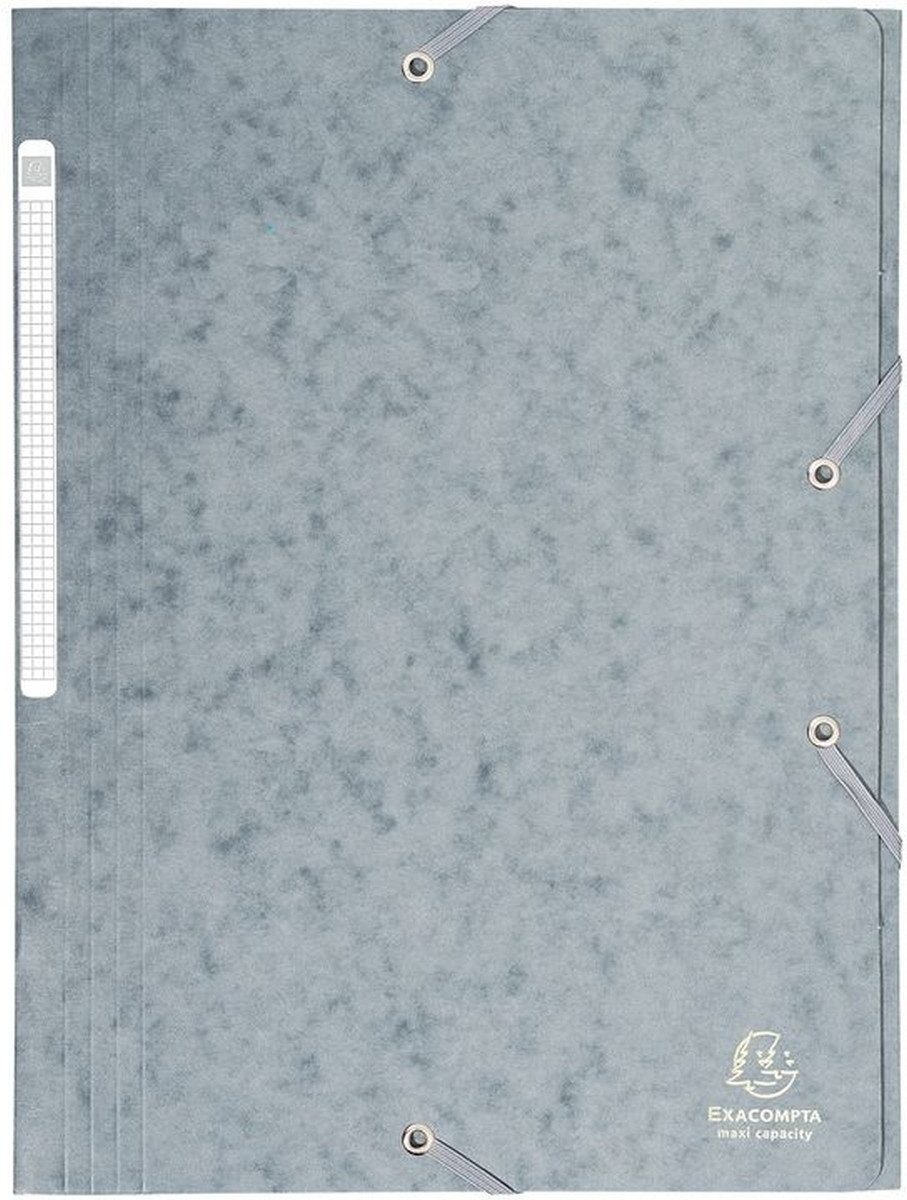 Fächermappe Eckspannmappe Nature Future A4 425g/qm grau