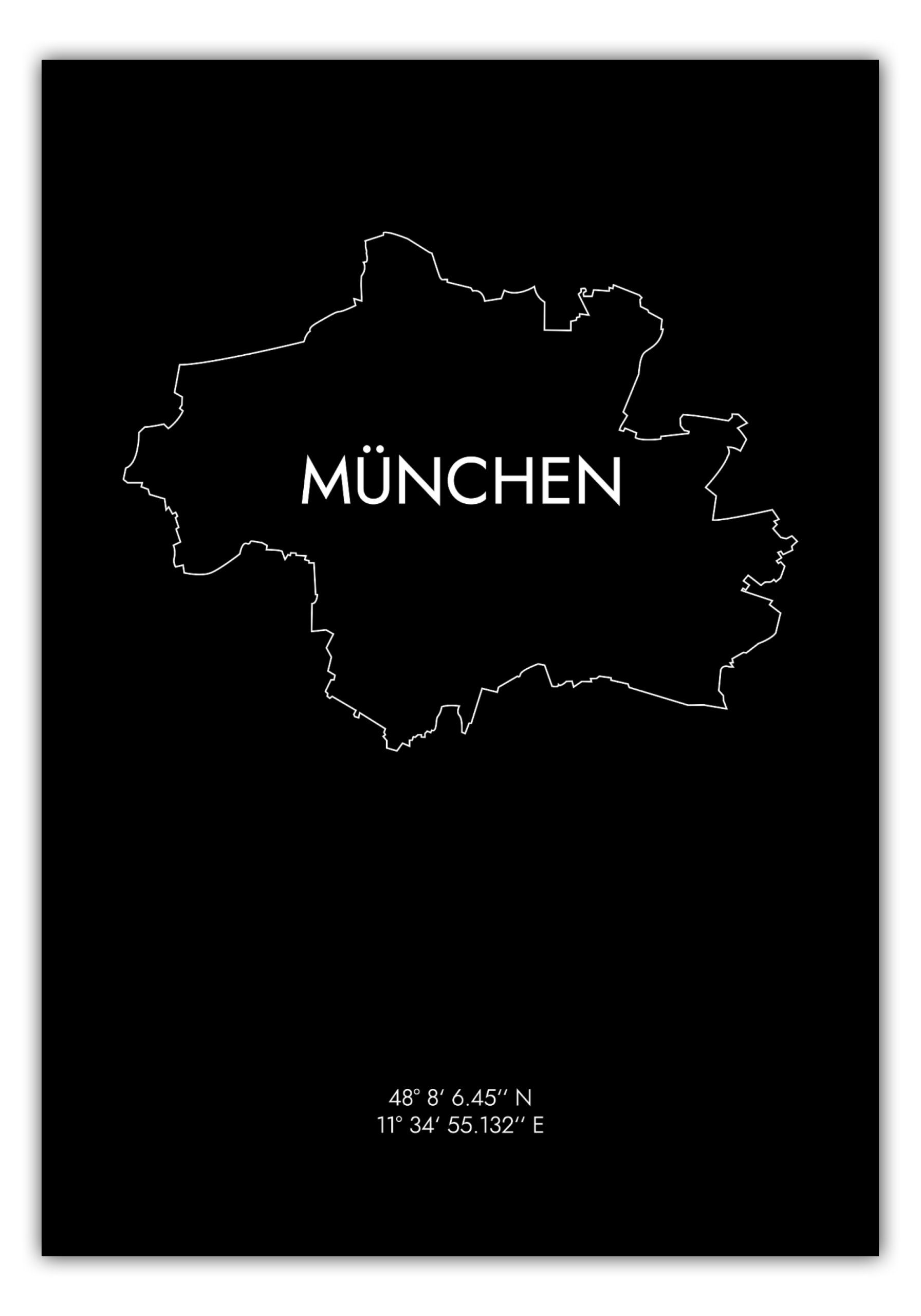 MOTIVISSO Poster München Koordinaten #8