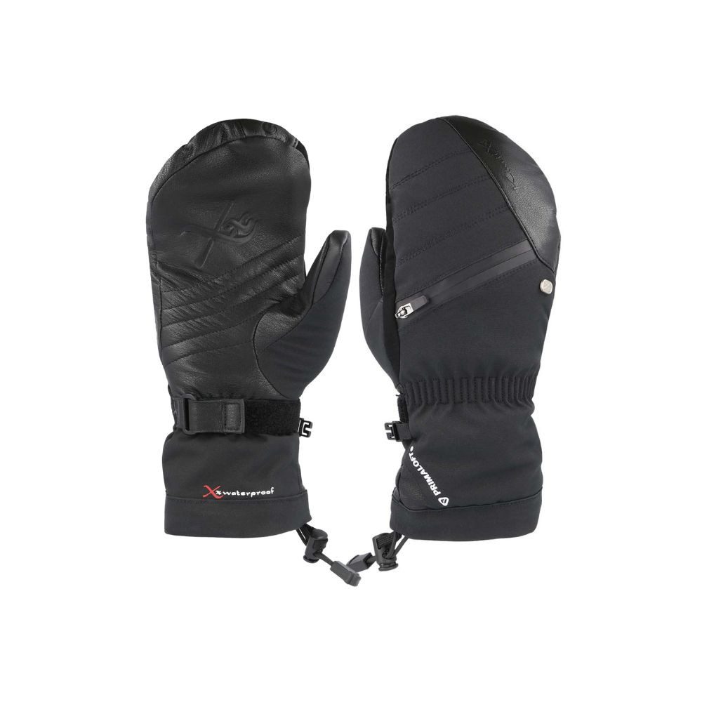 Kinetixx Snowboardhandschuhe Damen-Ski- und Snowboardhandschuh Alina Mitten, KinetiXx (in schwarz, schwarz/weiß, grau) Grip, Atmungsaktiv, Kälteschutz, Winddicht, Touchscreen kompatibel