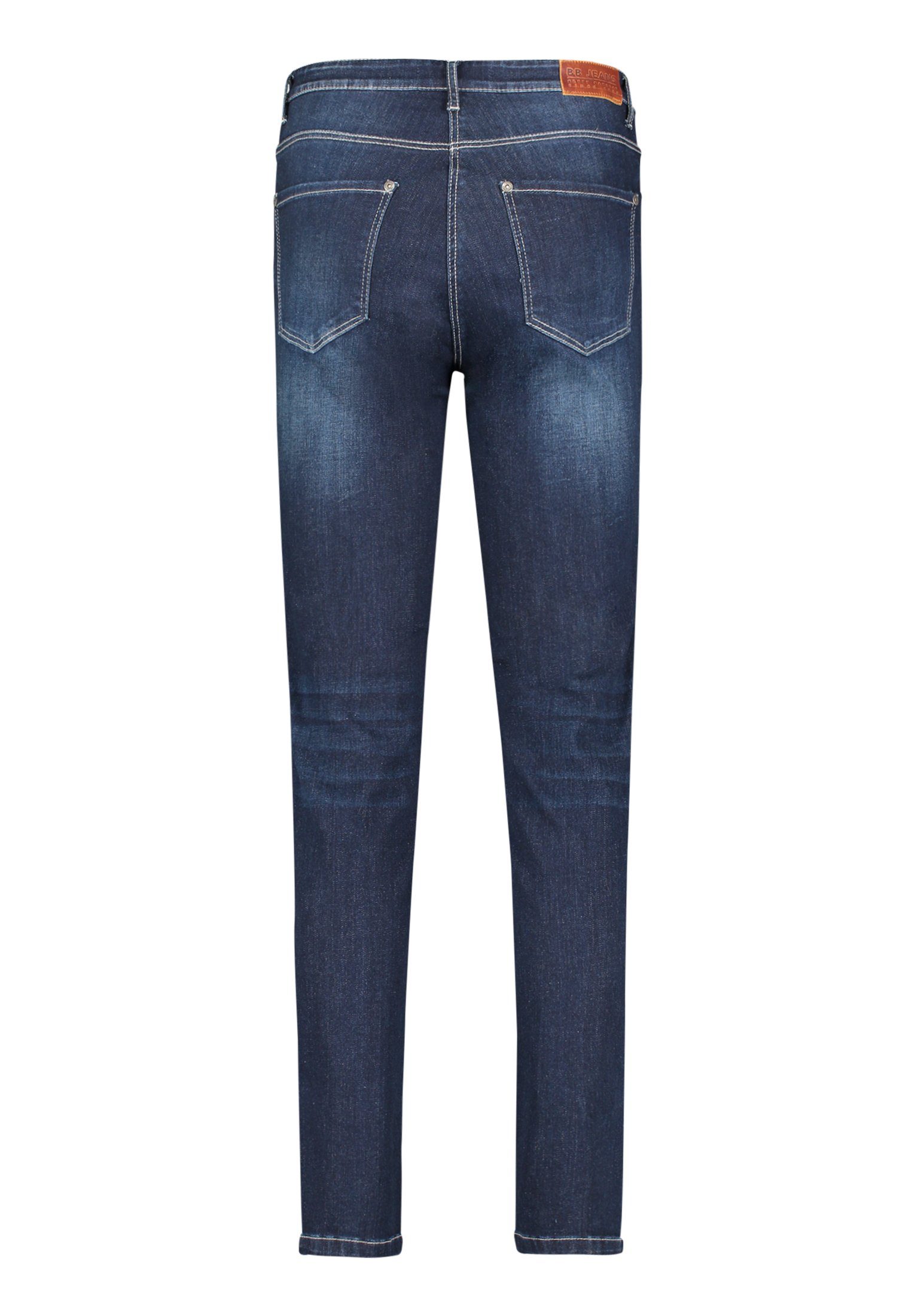 Barclay Betty Reißverschluss Denim Used Regular-fit-Jeans Blue mit