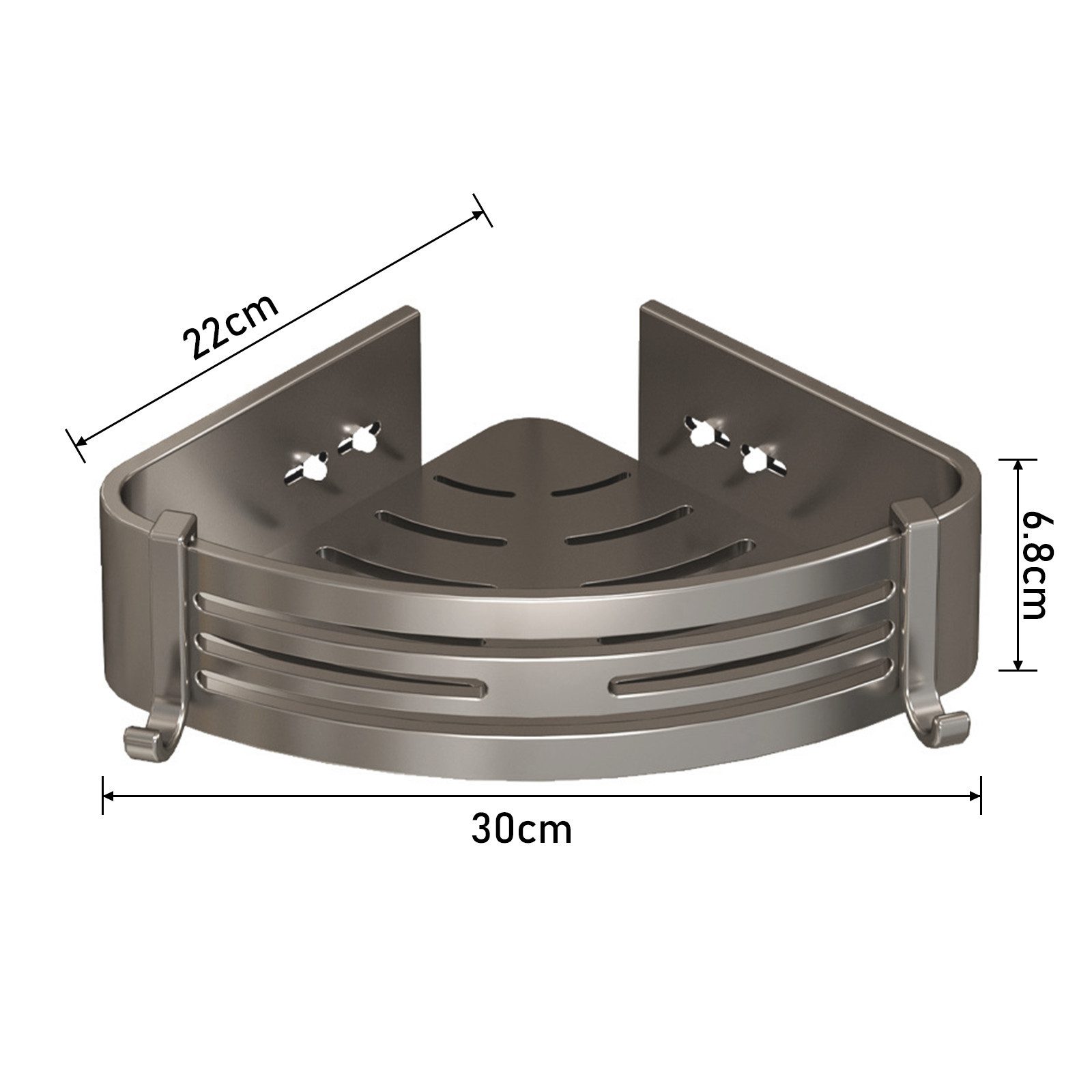 Fanttik Duschregal Duschablage ohne Bohren Badezimmer Organizer,Badregal Du günstig online kaufen