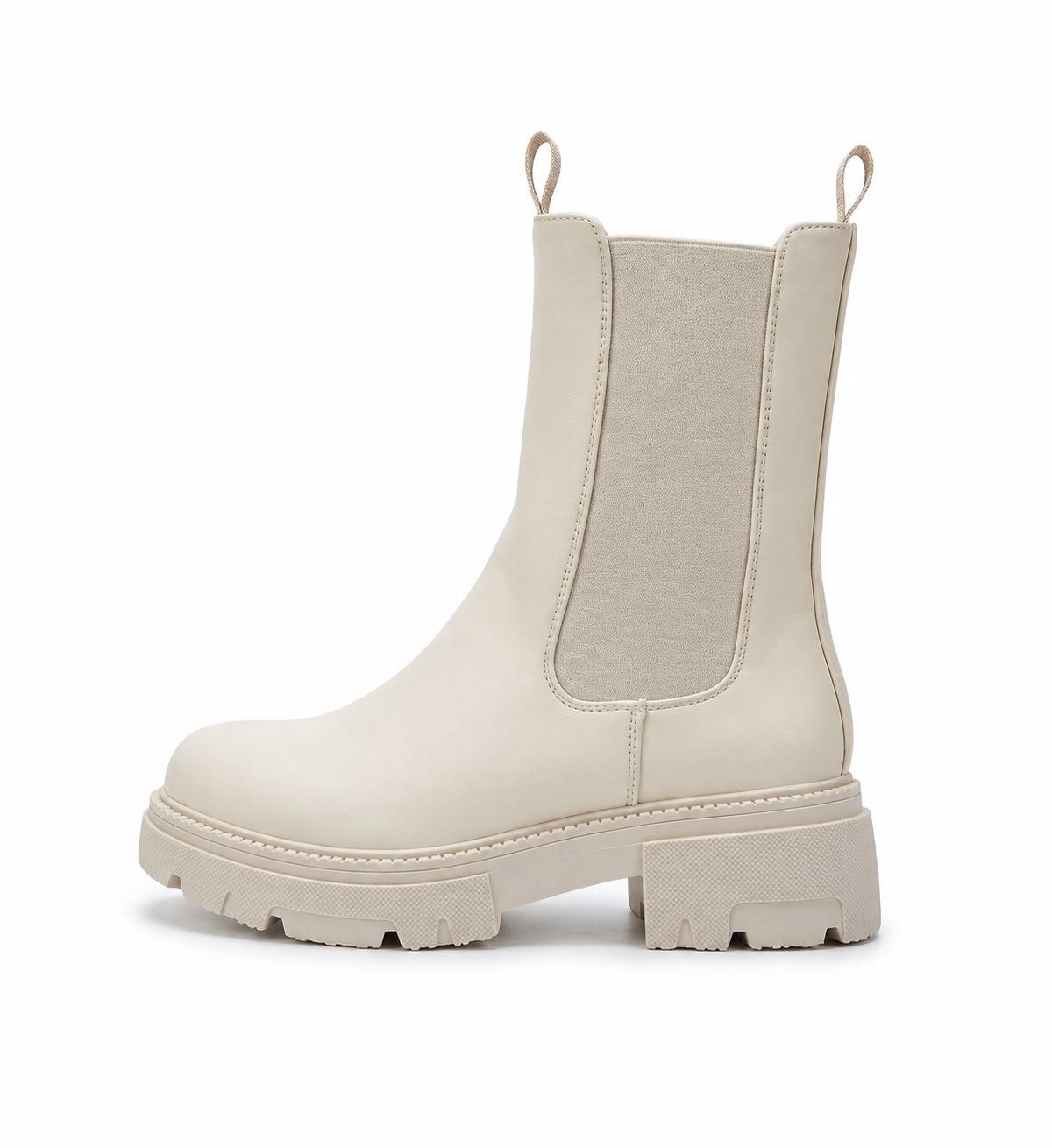 Pogolino K1020 Chelseaboots Damen Chelsea Boots, leicht gefüttert, mit Reißverschluss