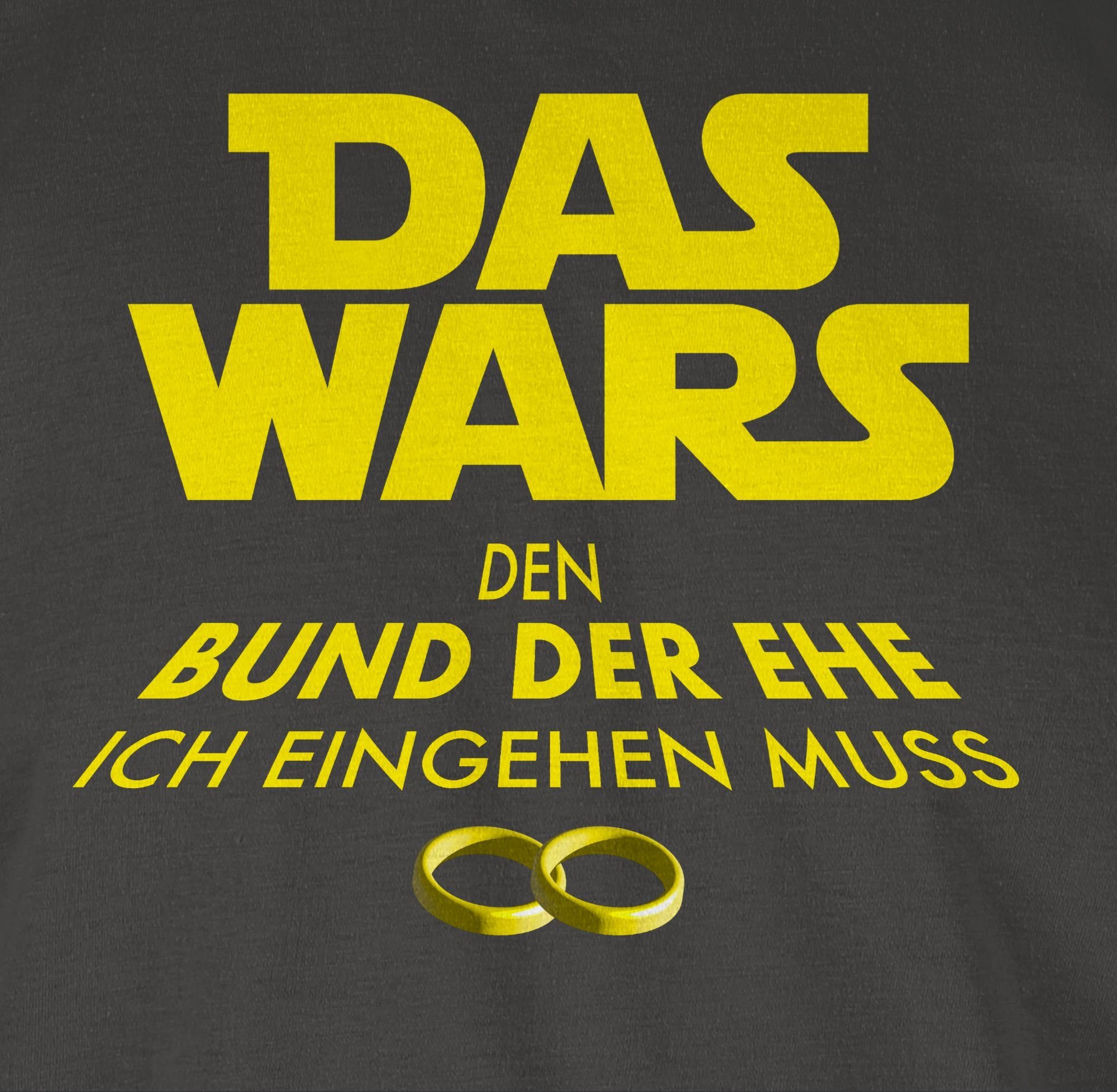 Shirtracer T-Shirt Das Wars JGA JGA Männer