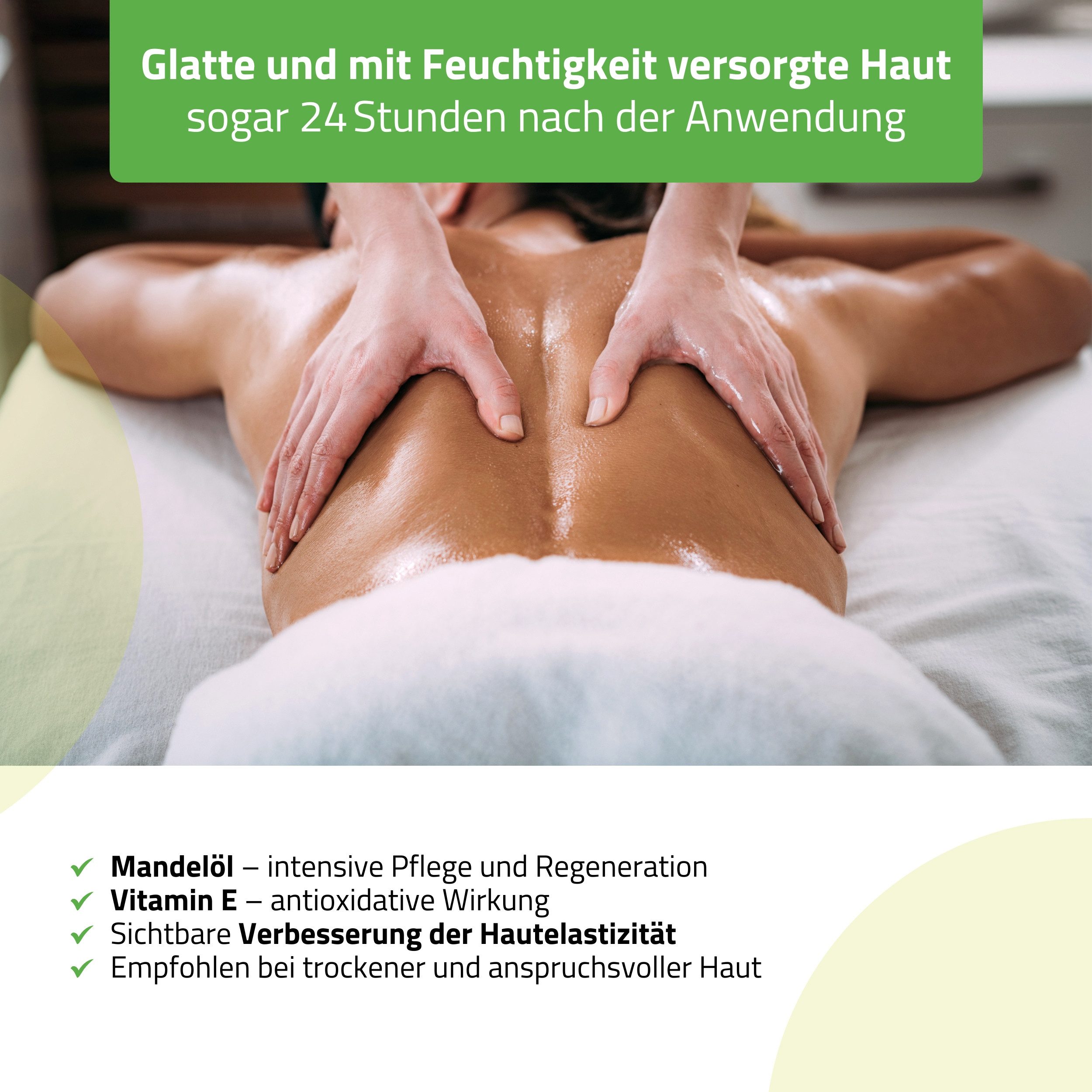 Habys Massageöl Massageöl Daily Spa Citrus Coconut Zitrus-Kokos Mandelöl 500 ml