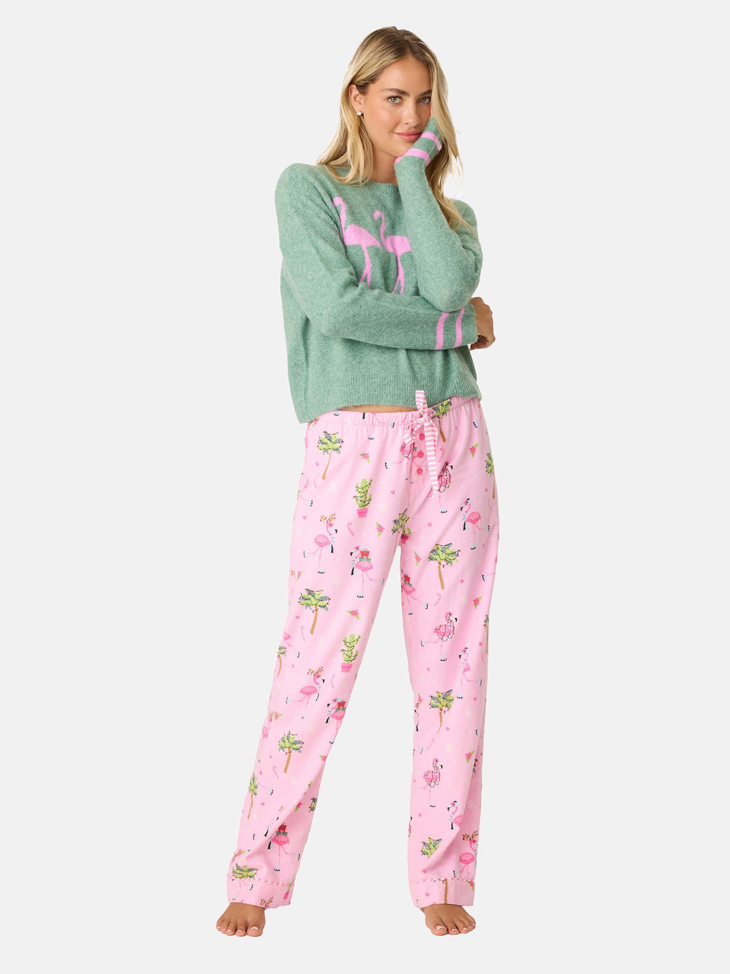 PJ Salvage Pyjamahose Flannels schlaf-hose pyjama günstig online kaufen