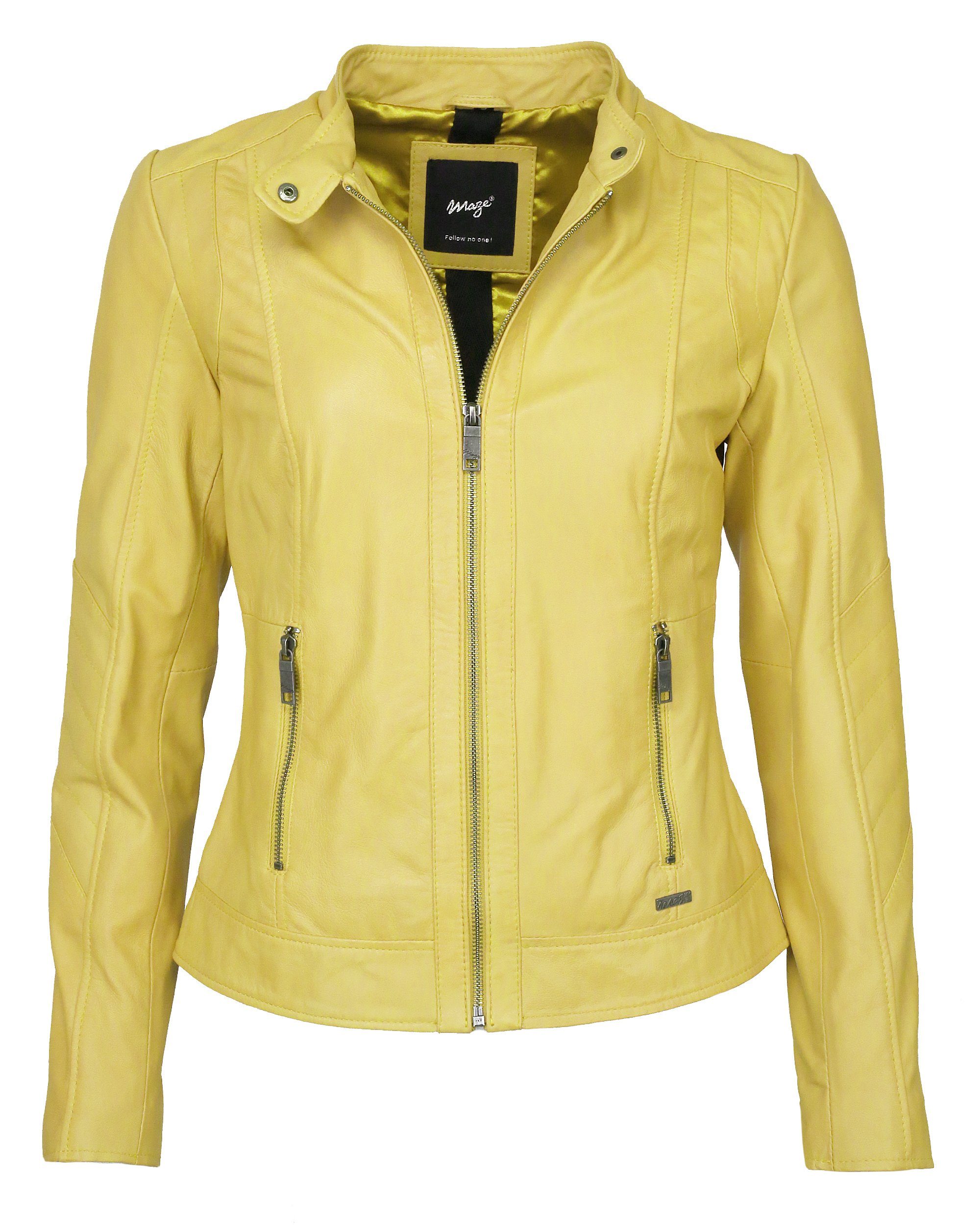 Maze Lederjacke Marcie lemon