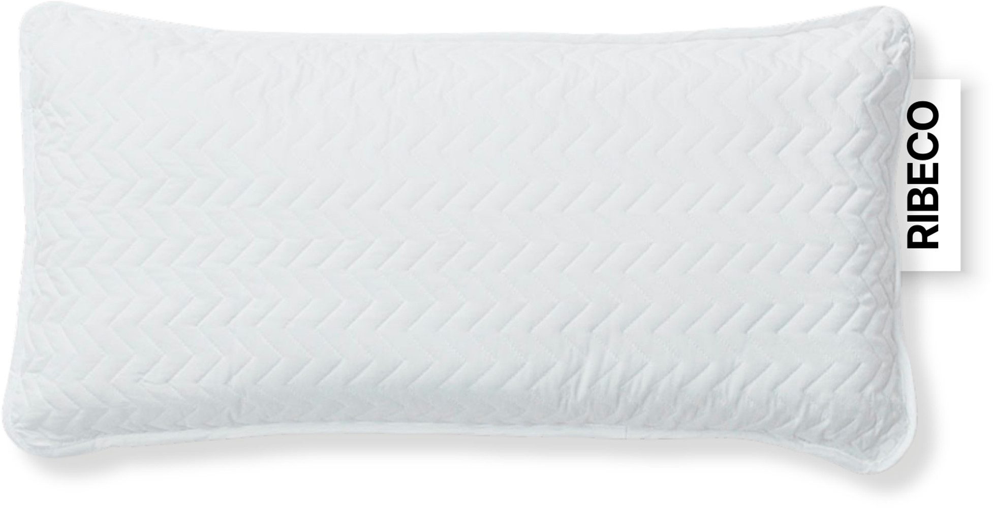 RIBECO Nackenstützkissen Luca Kissen 40x80 & 80x80 cm, 18 cm Höhe, Füllung: Taschenfedern & Schaumstoff, Bezug: Microfaser, Bauchschläfer, Rückenschläfer, Seitenschläfer, Mit über 1000 positiven Kundenbewertungen!