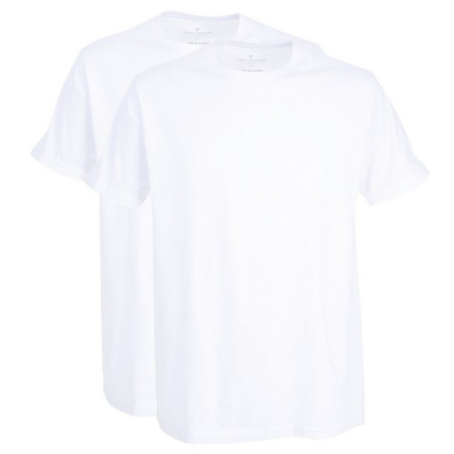 TOM TAILOR T-Shirt Herren T-Shirt 2er Pack Baumwolle Lucky T (Packung, 2er günstig online kaufen