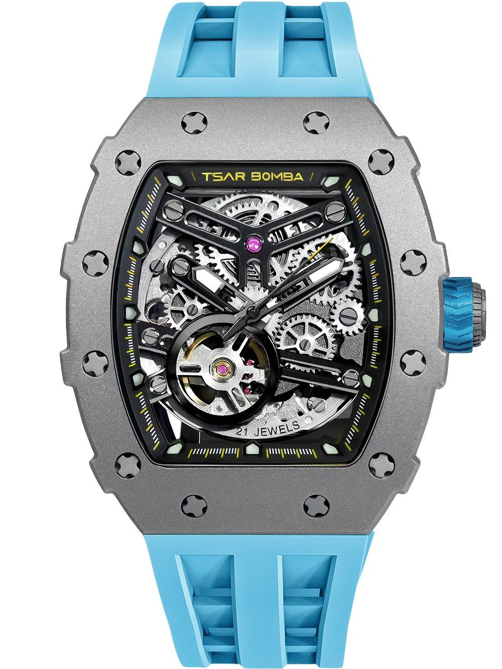 Tsar Bomba Automatikuhr Tsar Bomba TB8208T-03 Herrenuhr Elementar Titan Automatik 44mm 5ATM Tsar Bomba TB8208T-03 Herrenuhr Elementar Titan Automatik 44mm 5ATM