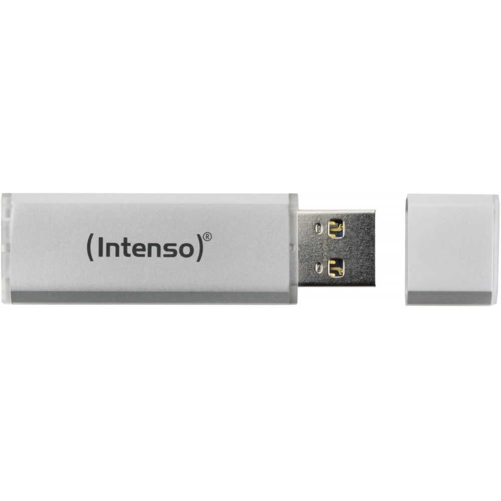 Intenso Intenso Alu Line USB-Stick 2.0 8GB silber USB-Stick (Silbernes Aluminiumdesign)