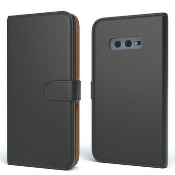 EAZY CASE Handyhülle Uni Bookstyle für Samsung Galaxy S10e 5,8 Zoll, Schutzhülle mit Standfunktion Kartenfach Handytasche aufklappbar Etui