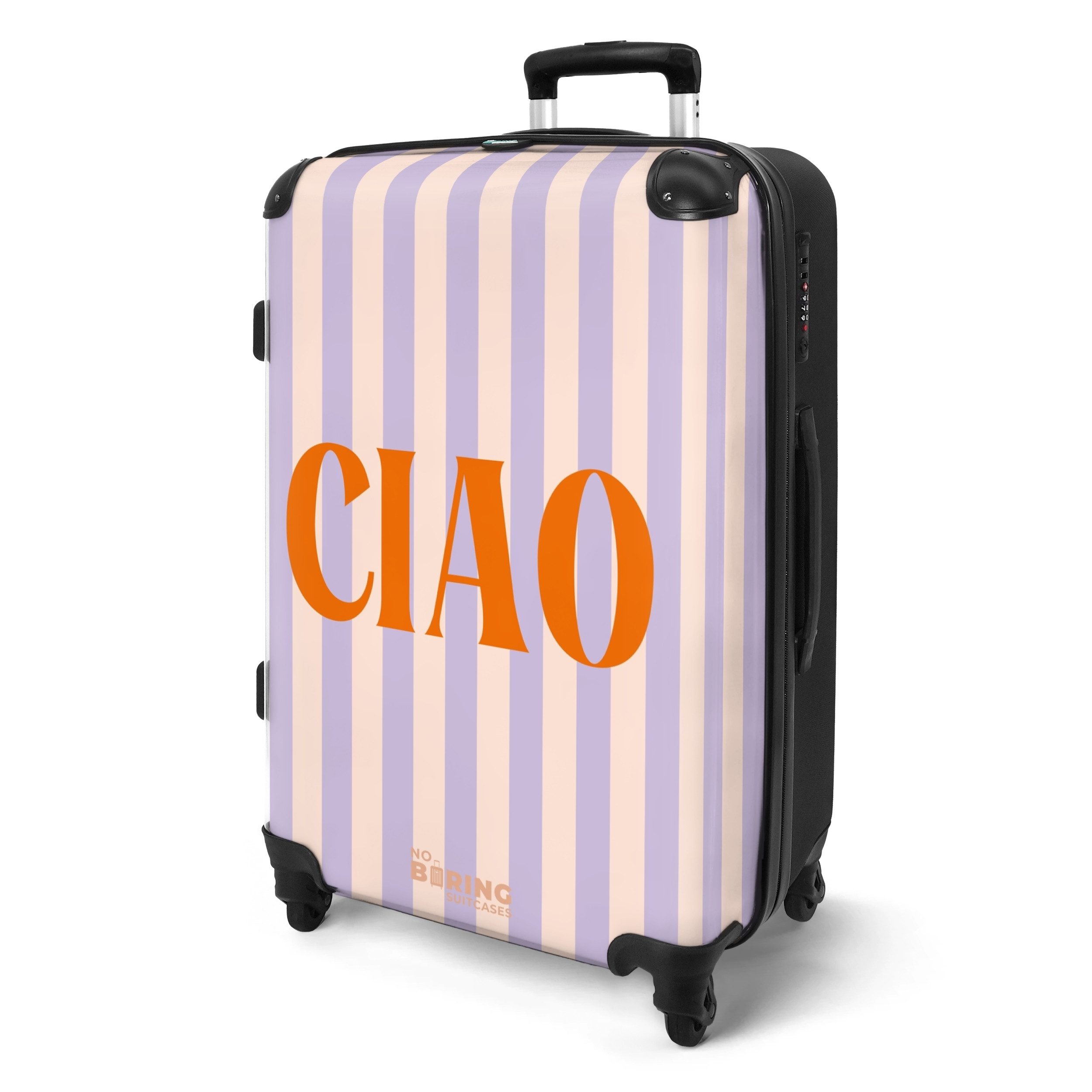 NoBoringSuitcases.com© Hartschalen-Trolley Das Zitat "ciao" in günstig online kaufen