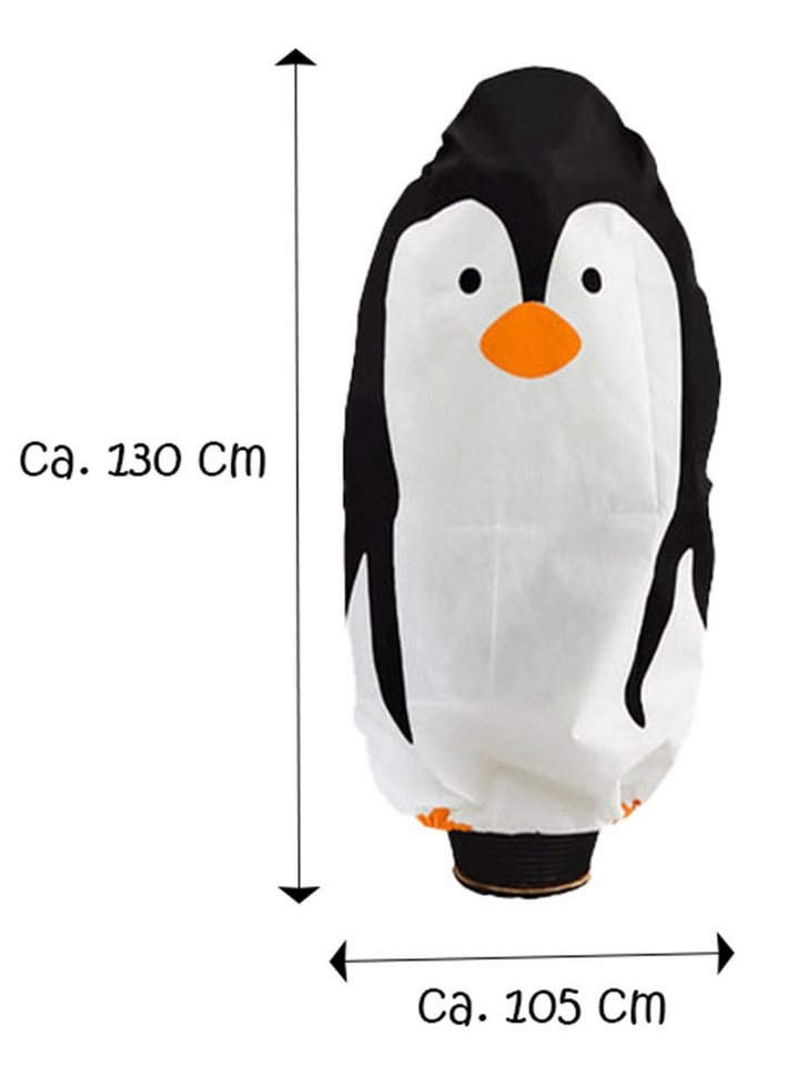 Thumbnail - varivendo Winterschutzvlies Pflanzenhaube "Winter-Animals" Pinguin, (Stück, 1-St., Pflanzenhaube), Winterschutz Thermovl...