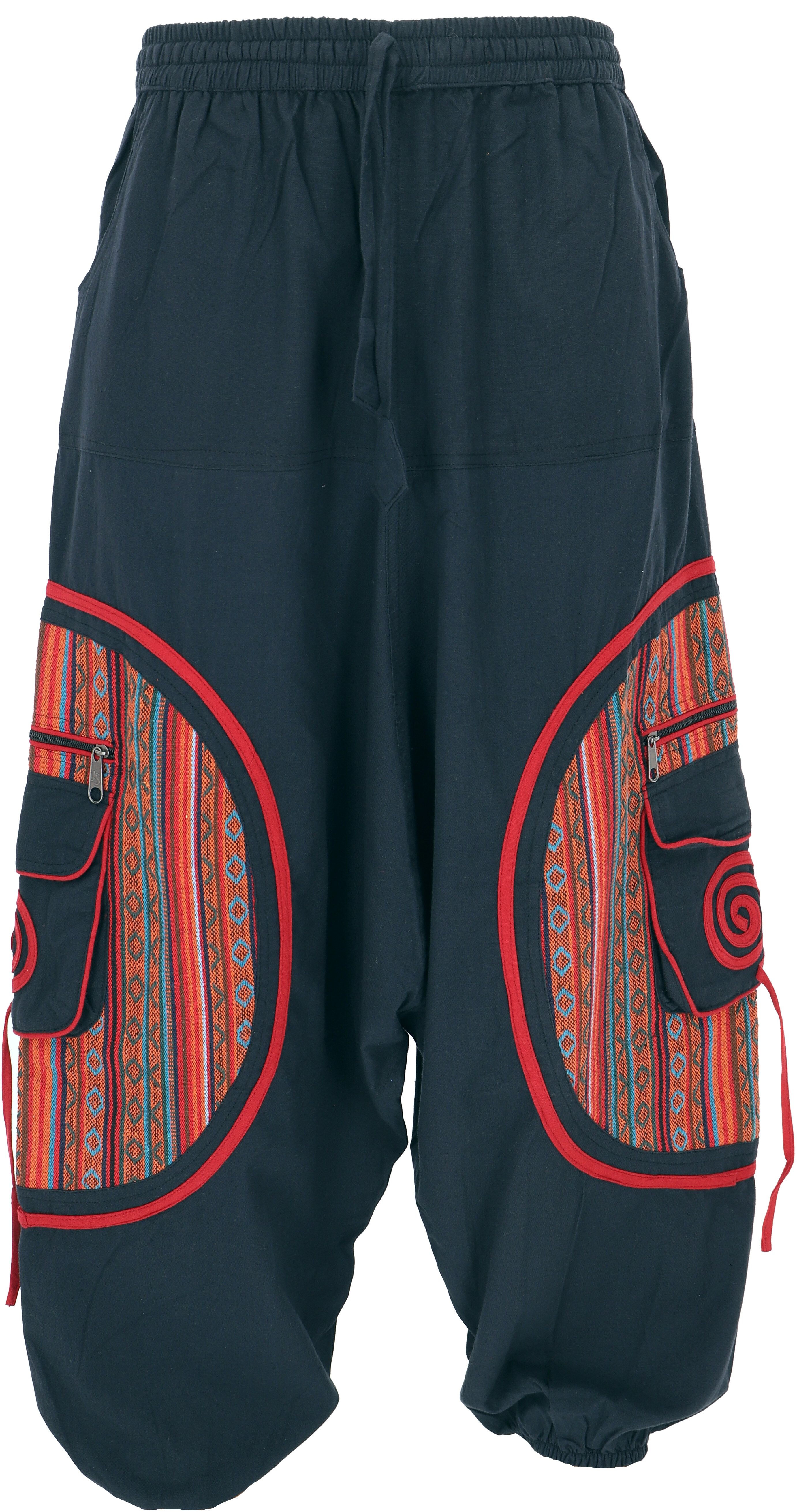 Guru-Shop Relaxhose Haremshose, Pluderhose, Pumphose, Aladinhose -.. Hippie, Festival, Ethno Style, alternative Bekleidung