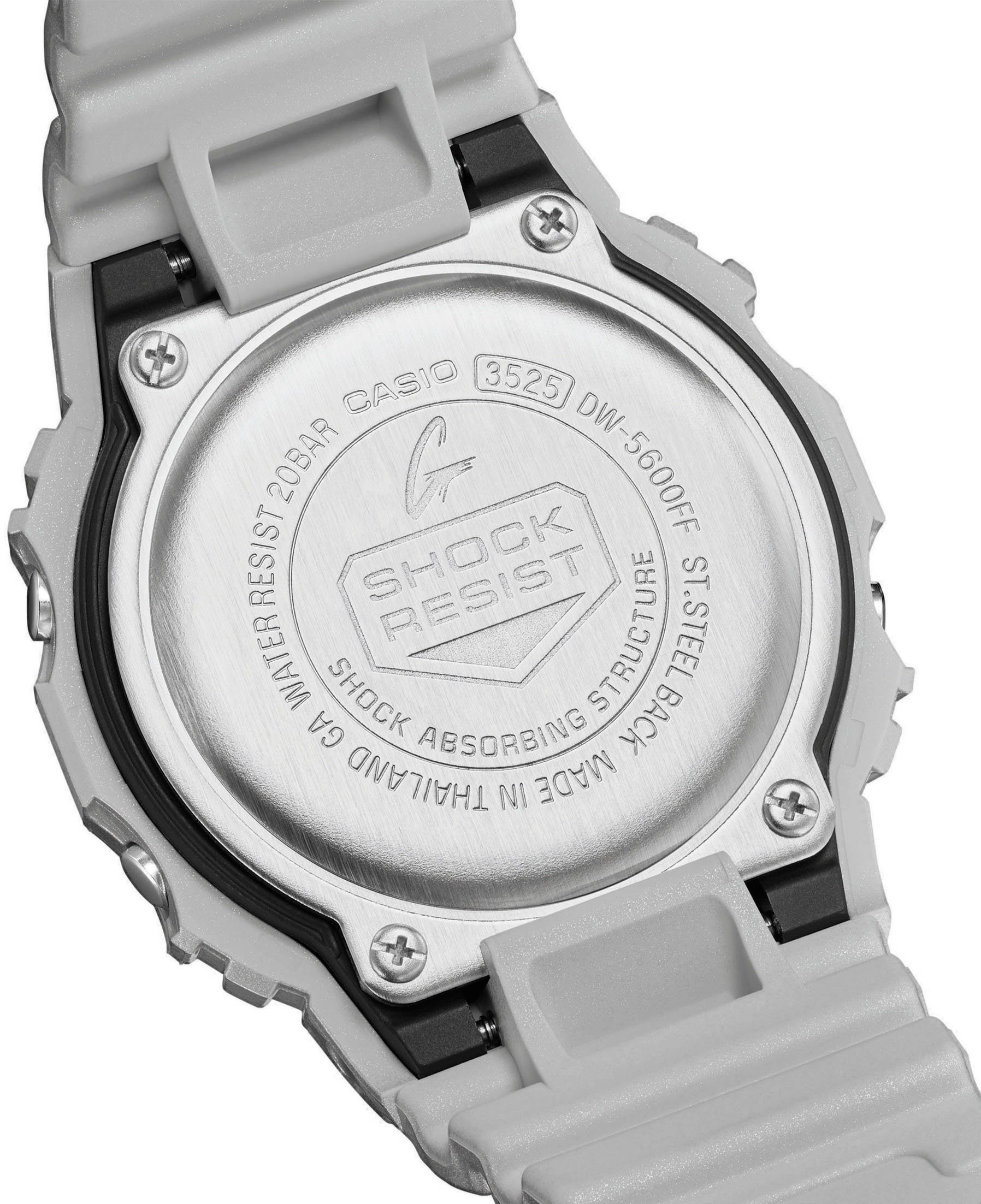 CASIO G-SHOCK Chronograph DW-5600FF-8ER, Quarzuhr,Armbanduhr,Herrenuhr,digital, bis 20bar wasserd. Resinarmband