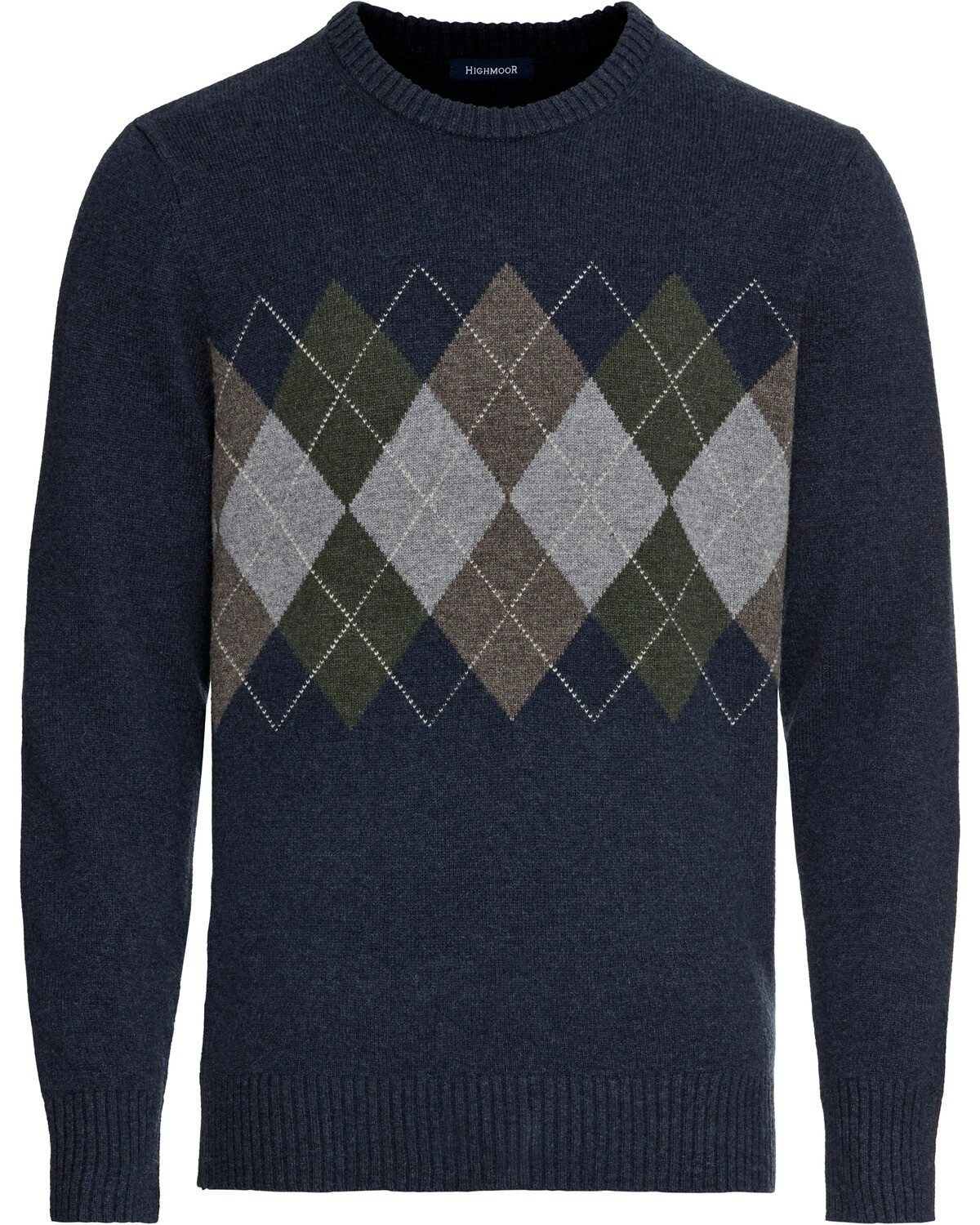 Highmoor Strickpullover Argyle-Strickpullover