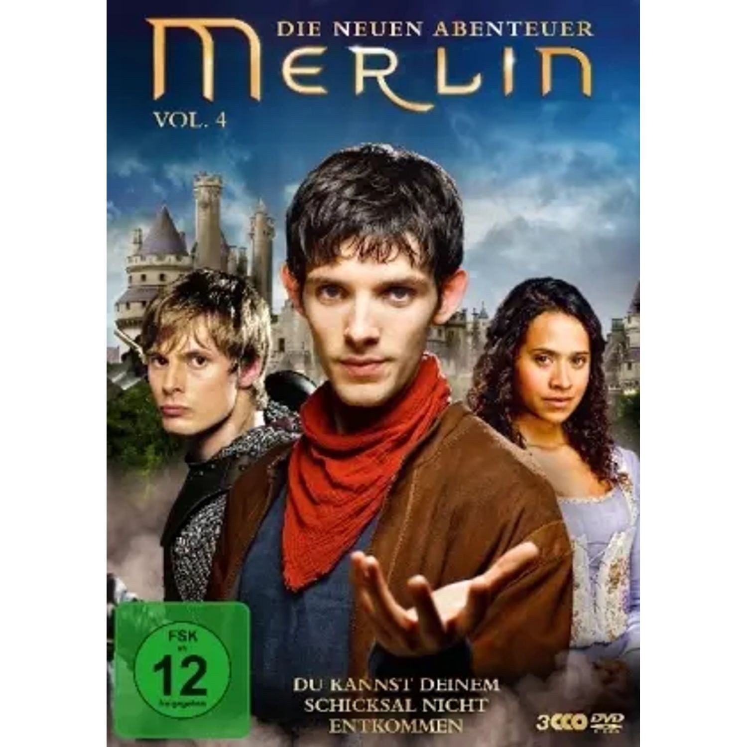 DVD Die neuen Abenteuer von Merlin.Staffel.4,3 DVDs
