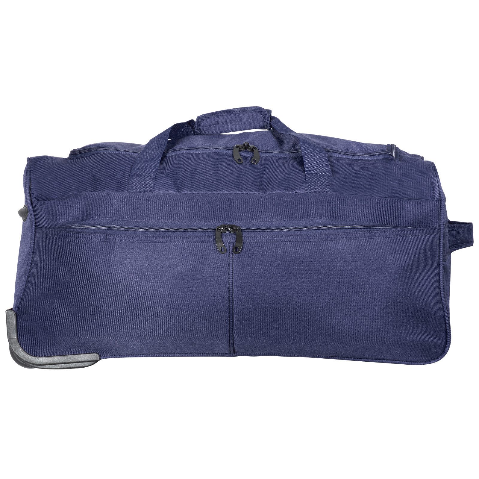 Trendyshop365 Reisetasche Brooklyn (Trolley, 1-tlg., 65x35x30cm, 70 Liter, leichte XL Tasche für Damen und Herren), mit Trolleygriff und 2 Rollen