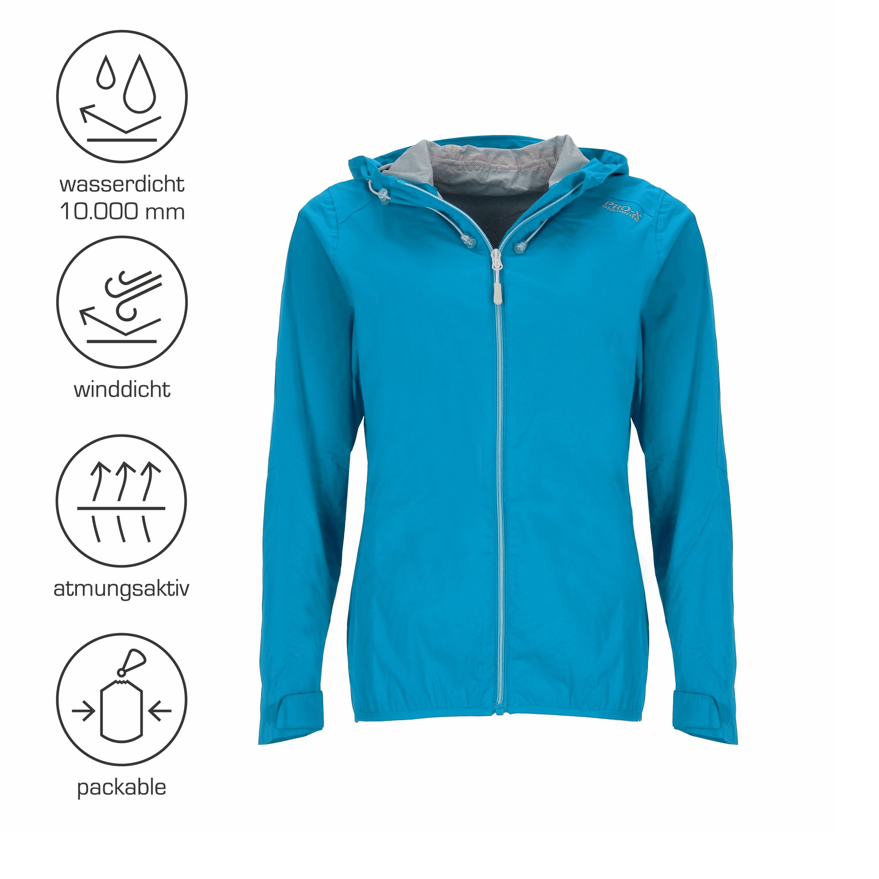 PRO-X ELEMENTS Funktionsjacke DAVINA Wasserdicht