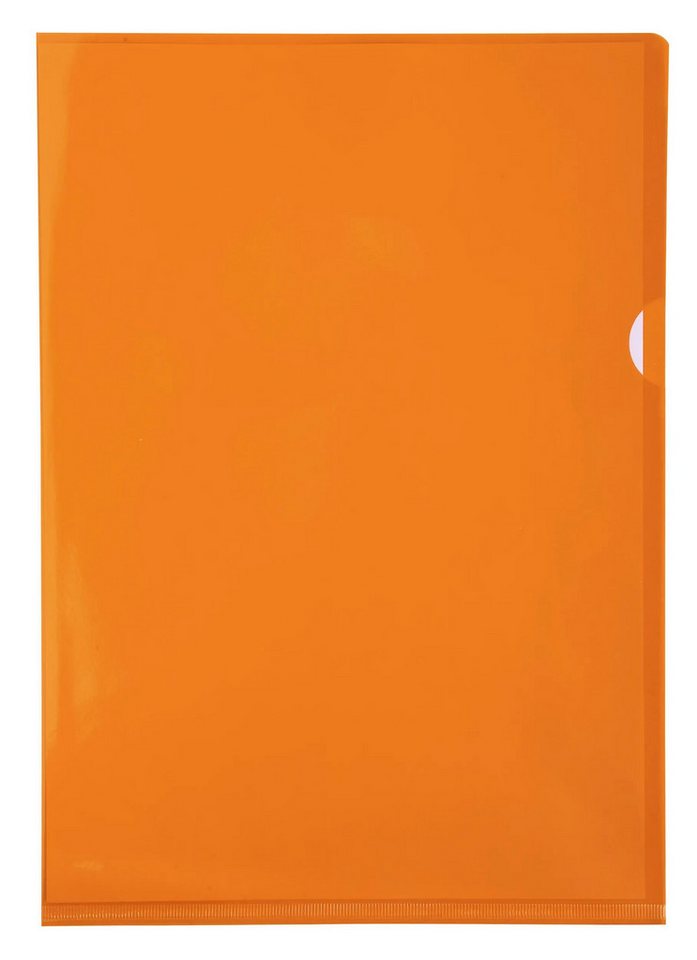 Thumbnail - EXACOMPTA Prospekthülle Pack 100 Aktensichthüllen glattem festem PVC 130µ A4 Orange 661245E, Aktensichthüllen