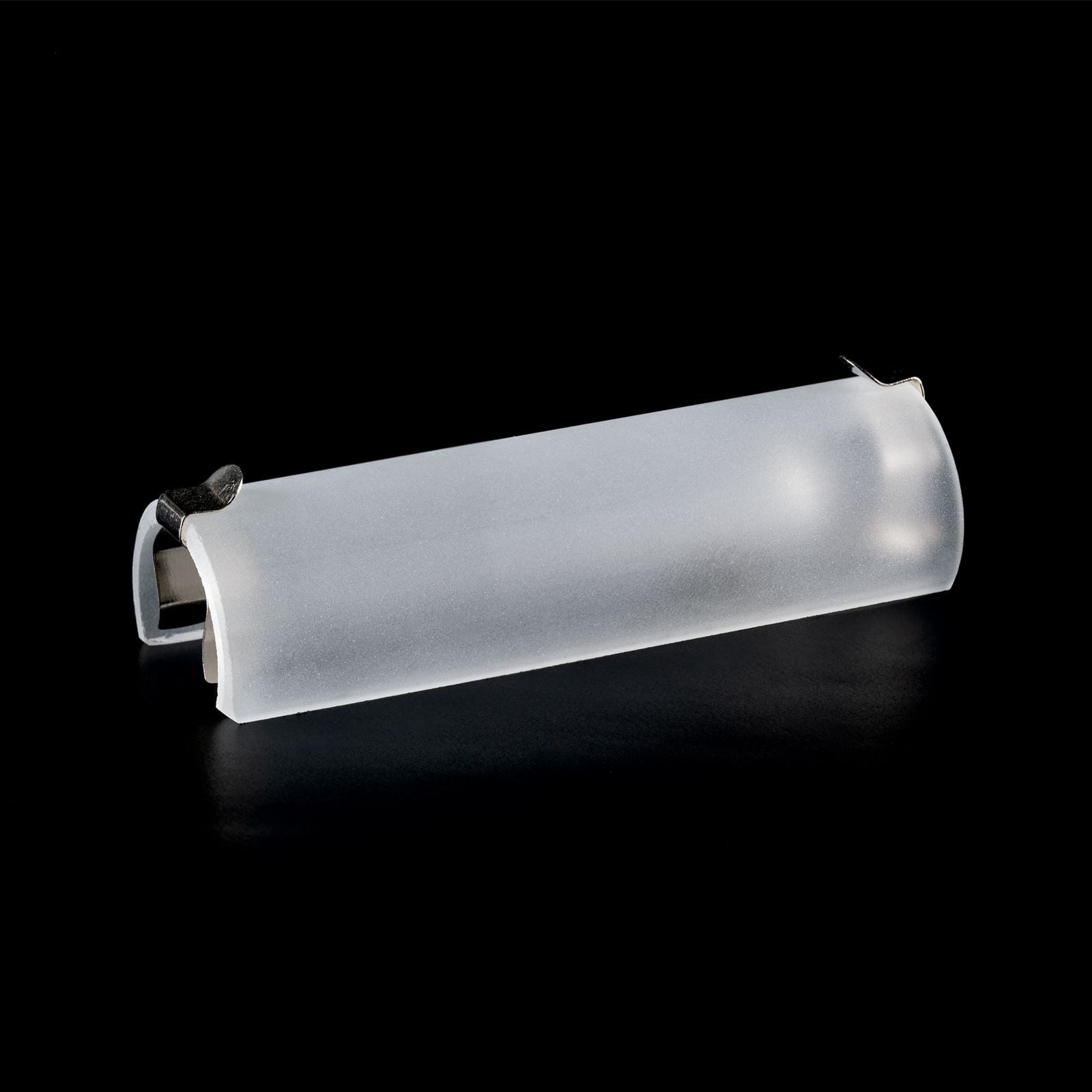 Orion Leuchten Lampenschirm R7s Schutzglas milchig 95 mm für 78-mm-Stäbe, Deckenfluter
