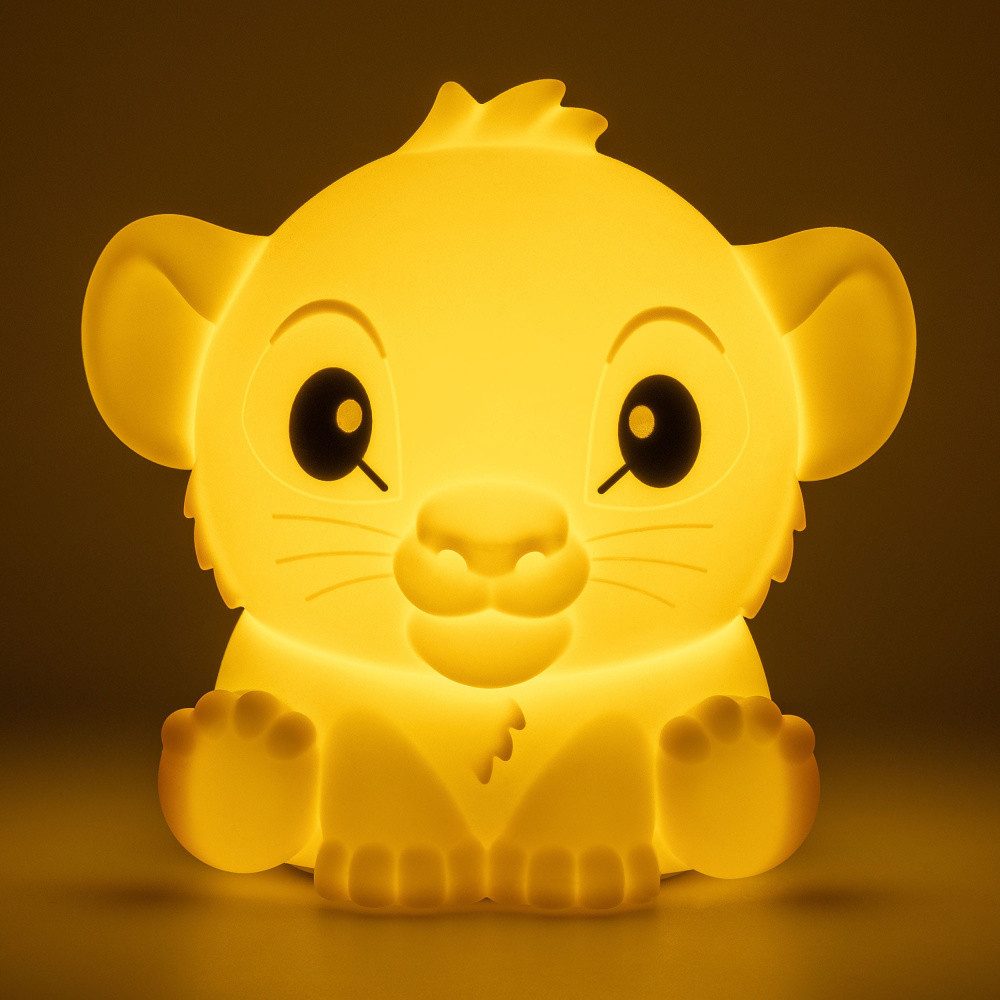 Paladone LED Dekolicht Disney Squishy Glo Silikon-Leuchte König der Löwen Simba 15 cm